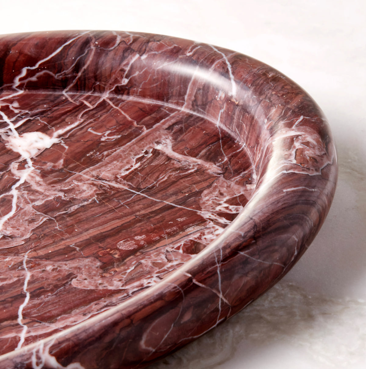 THE ONE × Pave — Oval Marble Serving Tray