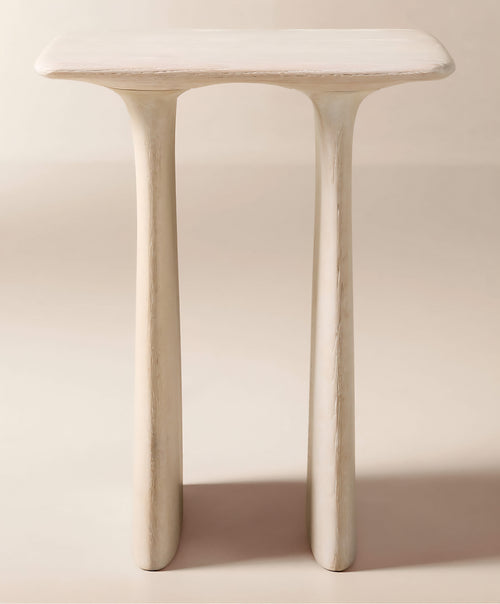 THE ONE × Almera — White Marble Side Table