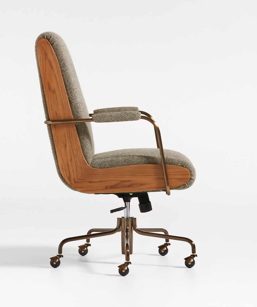 THE ONE × Ellison — Green Woven High-Back Office Chair
