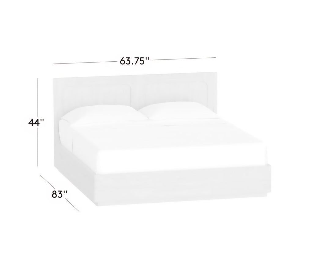 THE ONE × Montero — Walnut Wood King Storage Bed