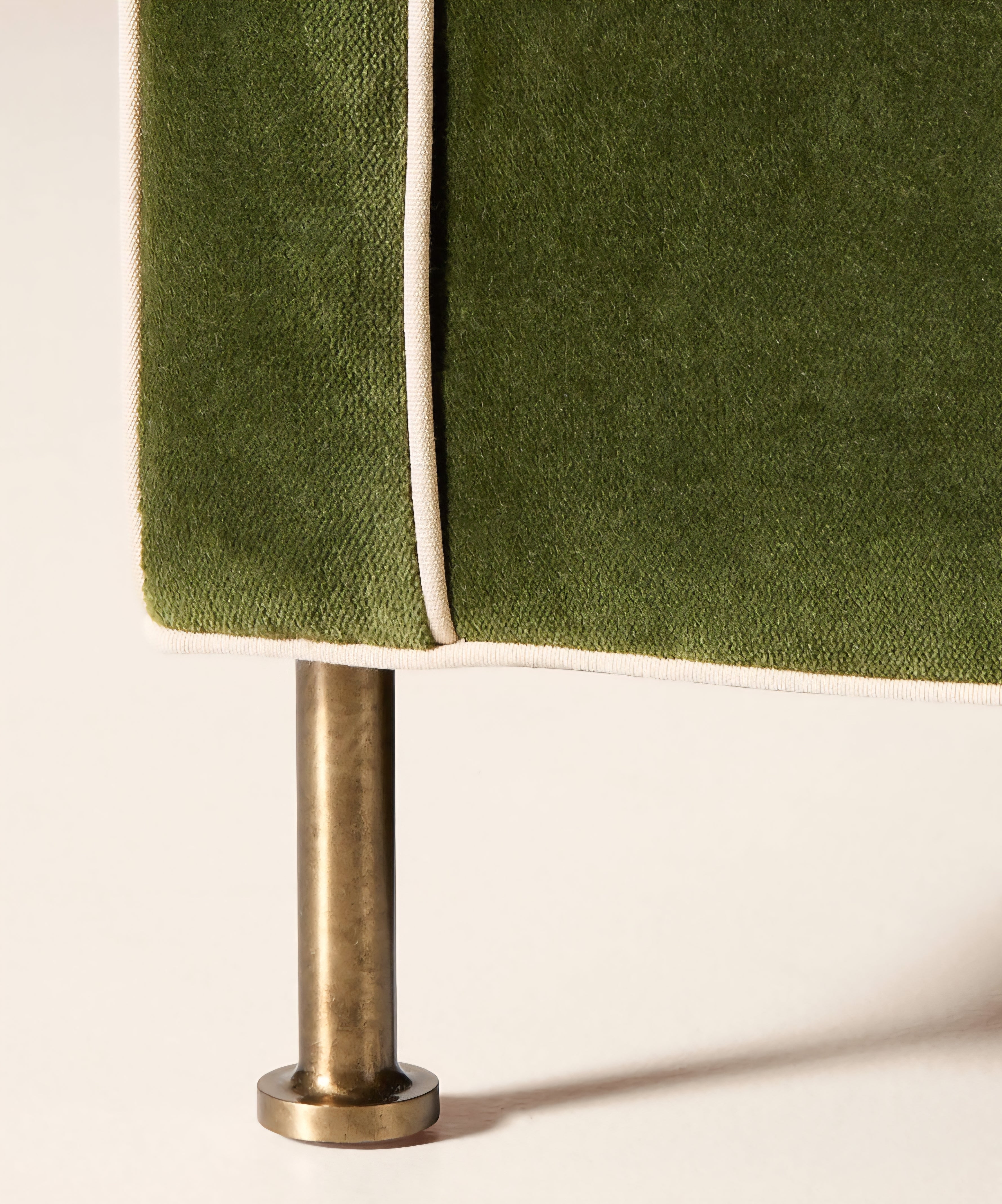 THE ONE × Brett — Jade Green Velvet Sofa