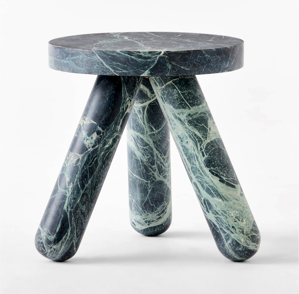 THE ONE × Jaxx — Round Marble Side Table