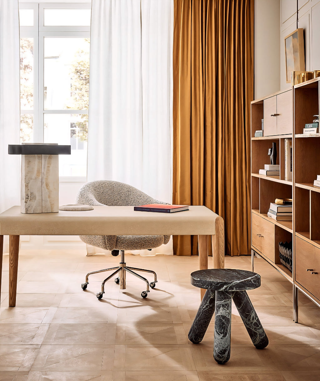 THE ONE × Jaxx — Round Marble Side Table