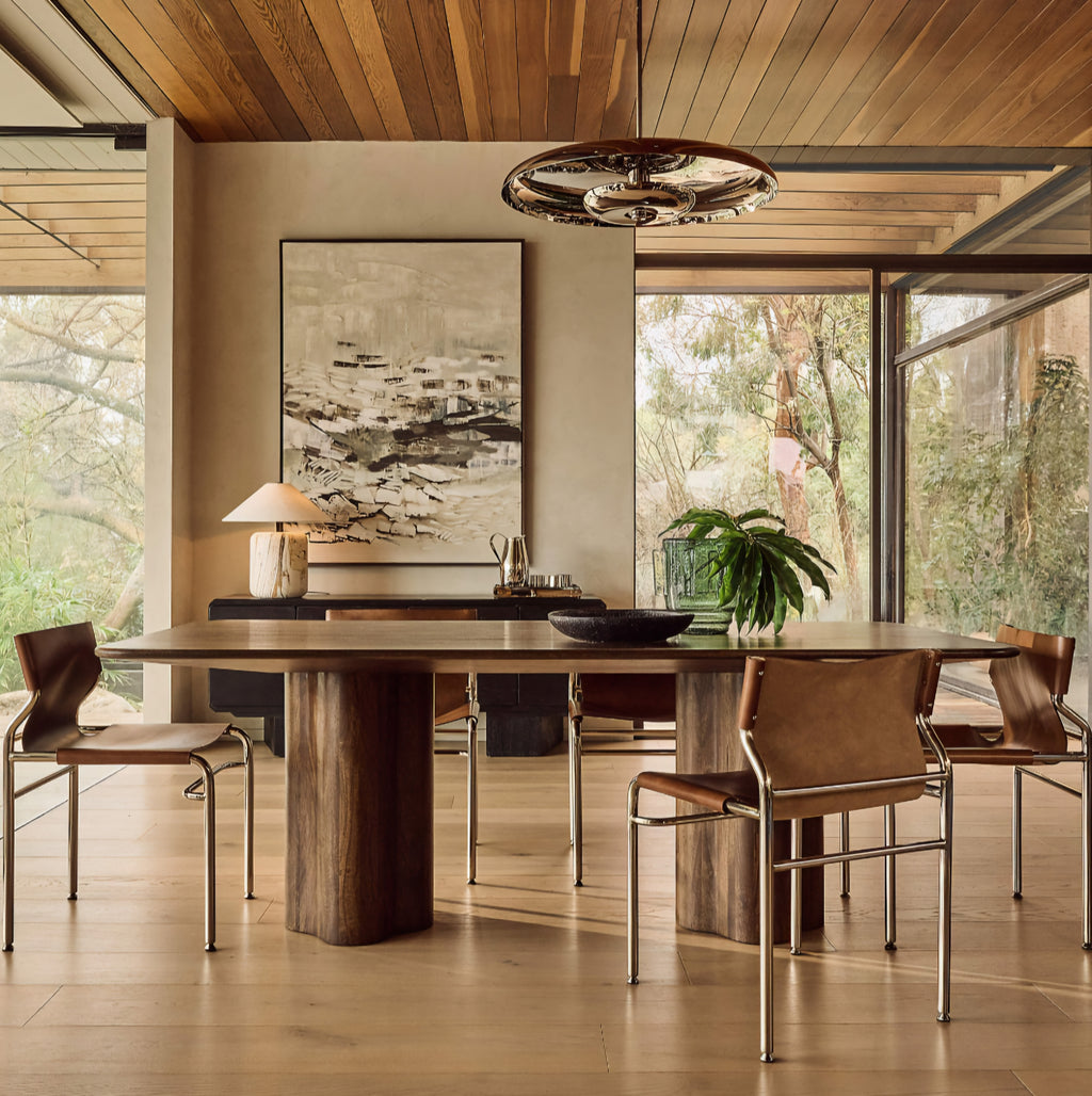 THE ONE × Viggo — Dark Mango Wood Dining Table