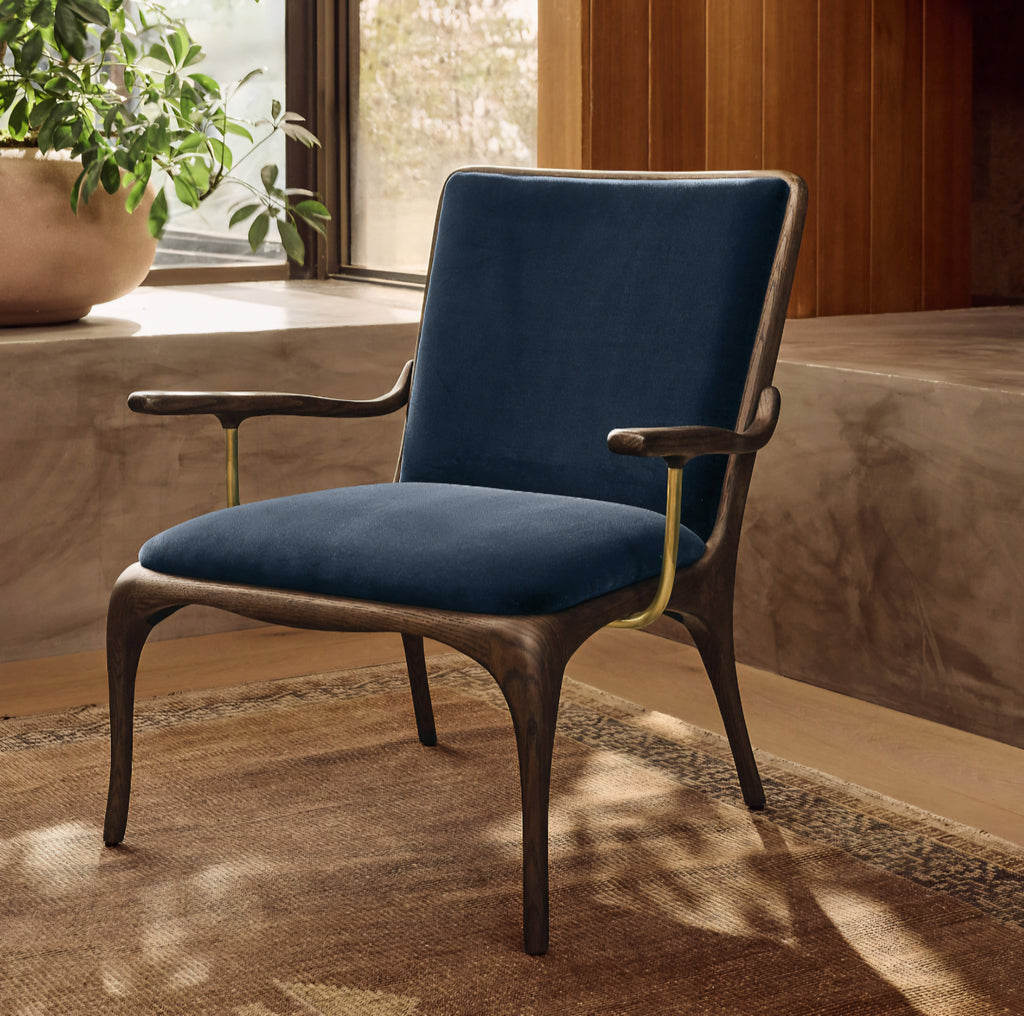 THE ONE × Colby — Faux Mohair Accent Chair
