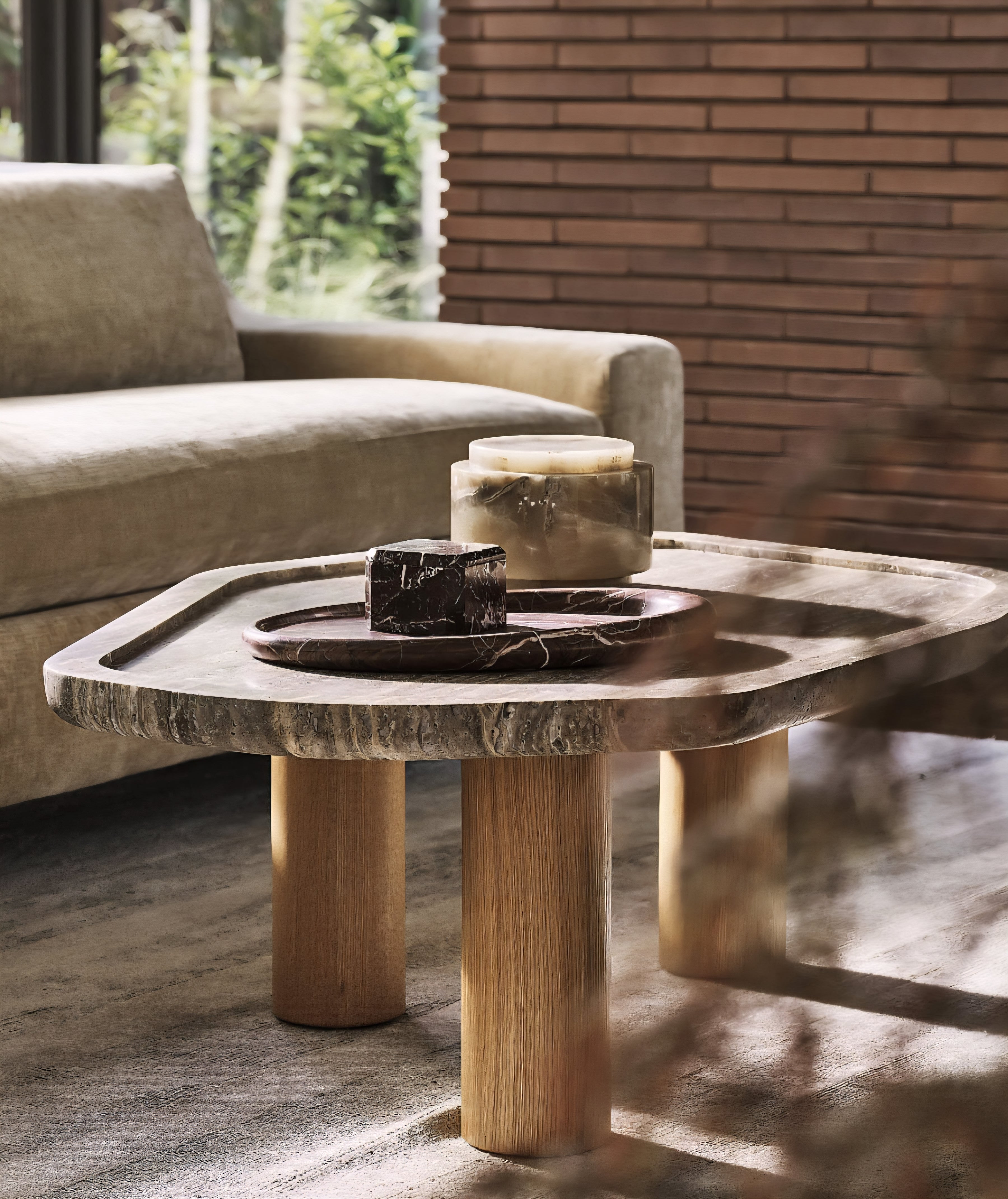 THE ONE × Pave — Oval Marble Serving Tray