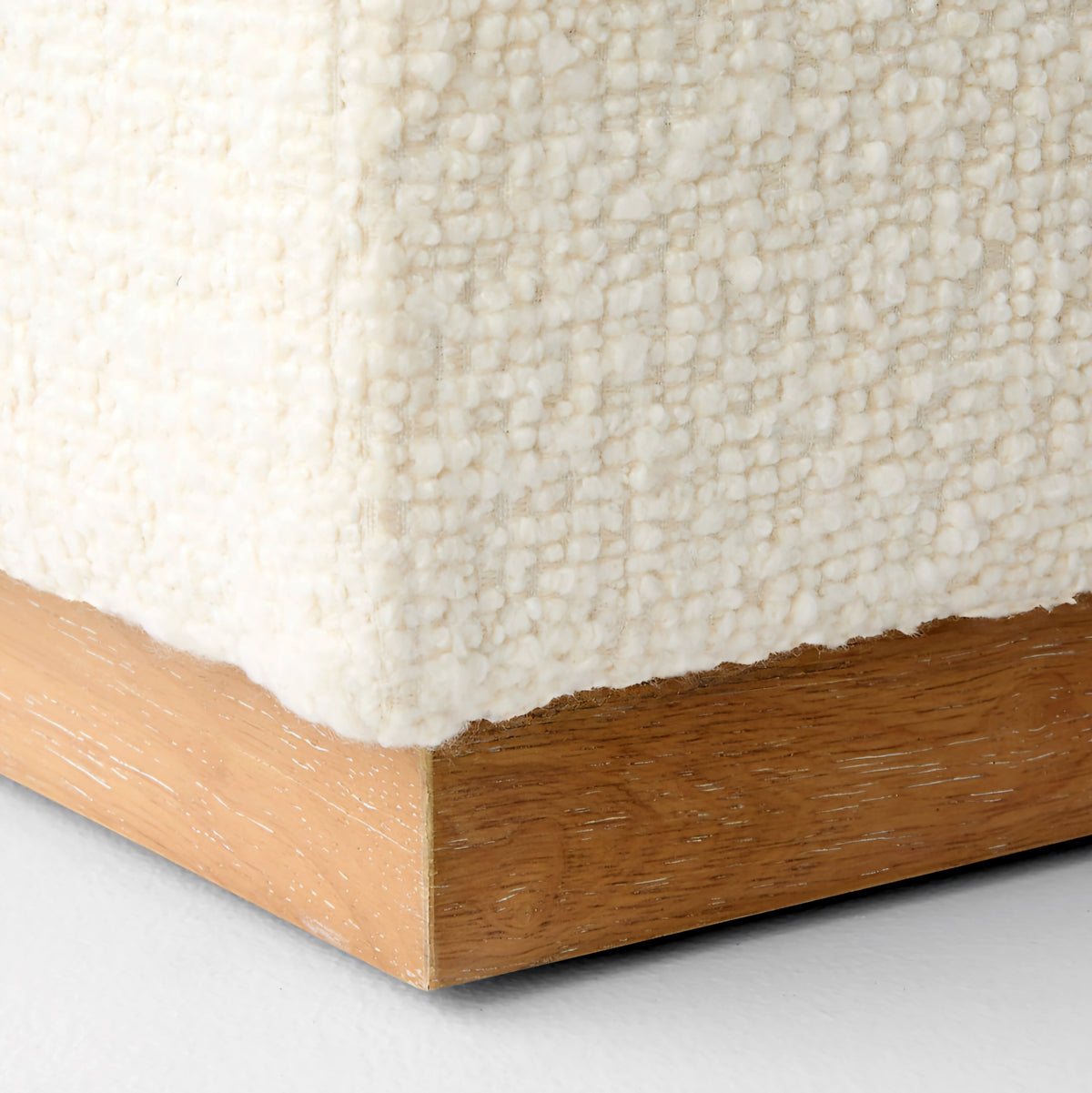 THE ONE × Stormo — Ivory Boucle Sectional Sofa