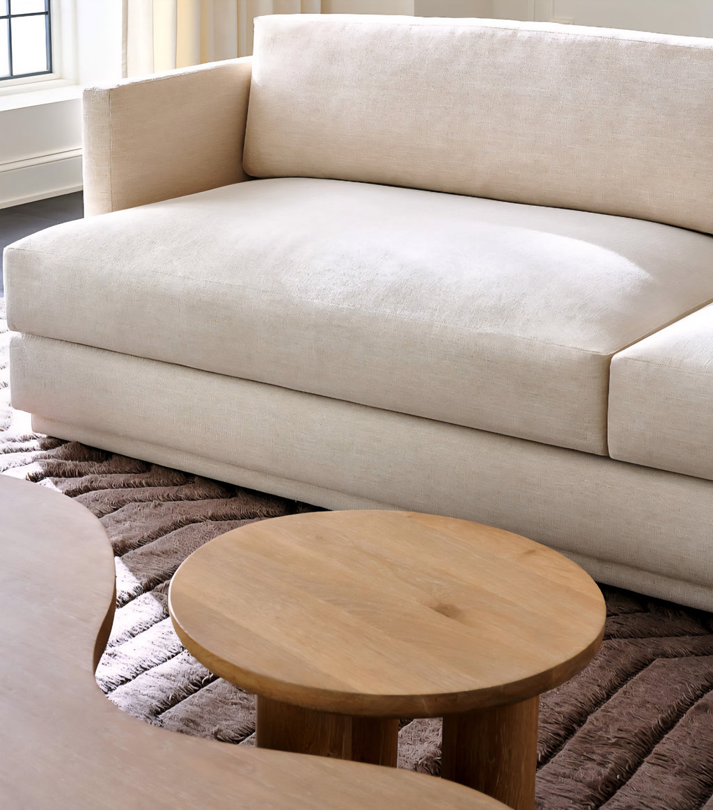 THE ONE × Seneca — Off-White Performance Fabric Sleeper Sofa