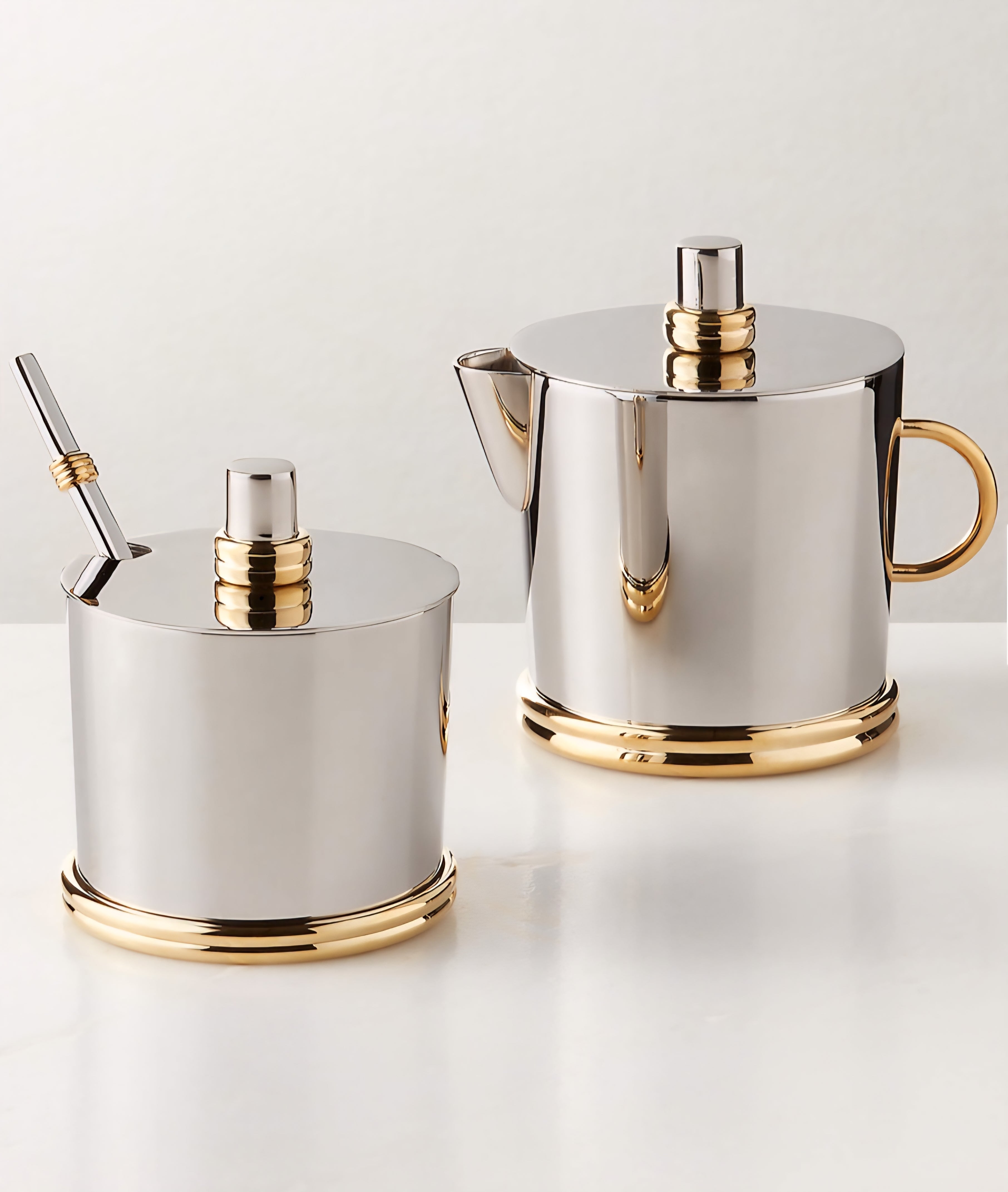THE ONE × Leclaire — Stainless Steel Coffee and Tea Serving Set
