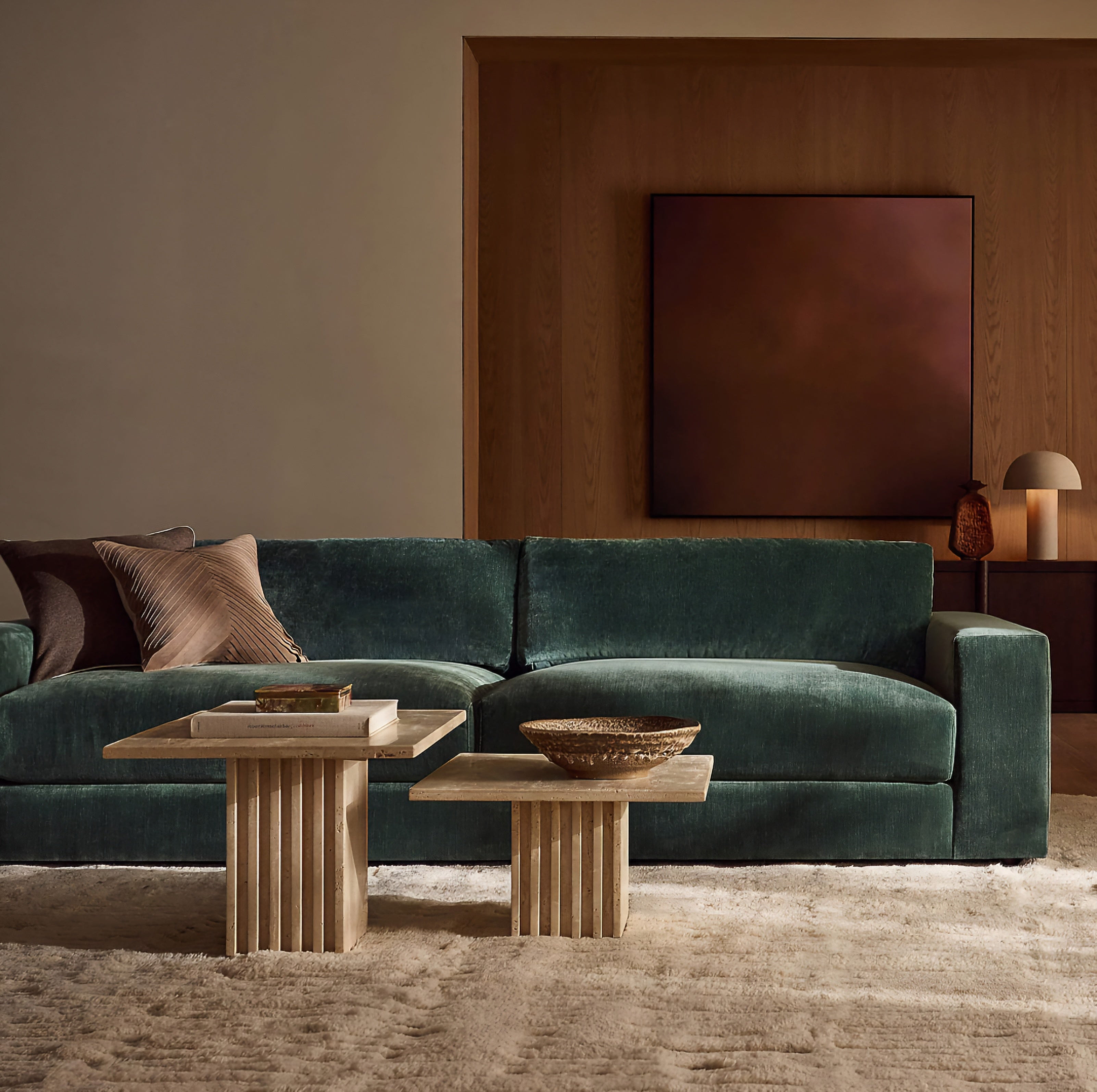 THE ONE × Berkeley — Jade Performance Velvet 106" Sofa