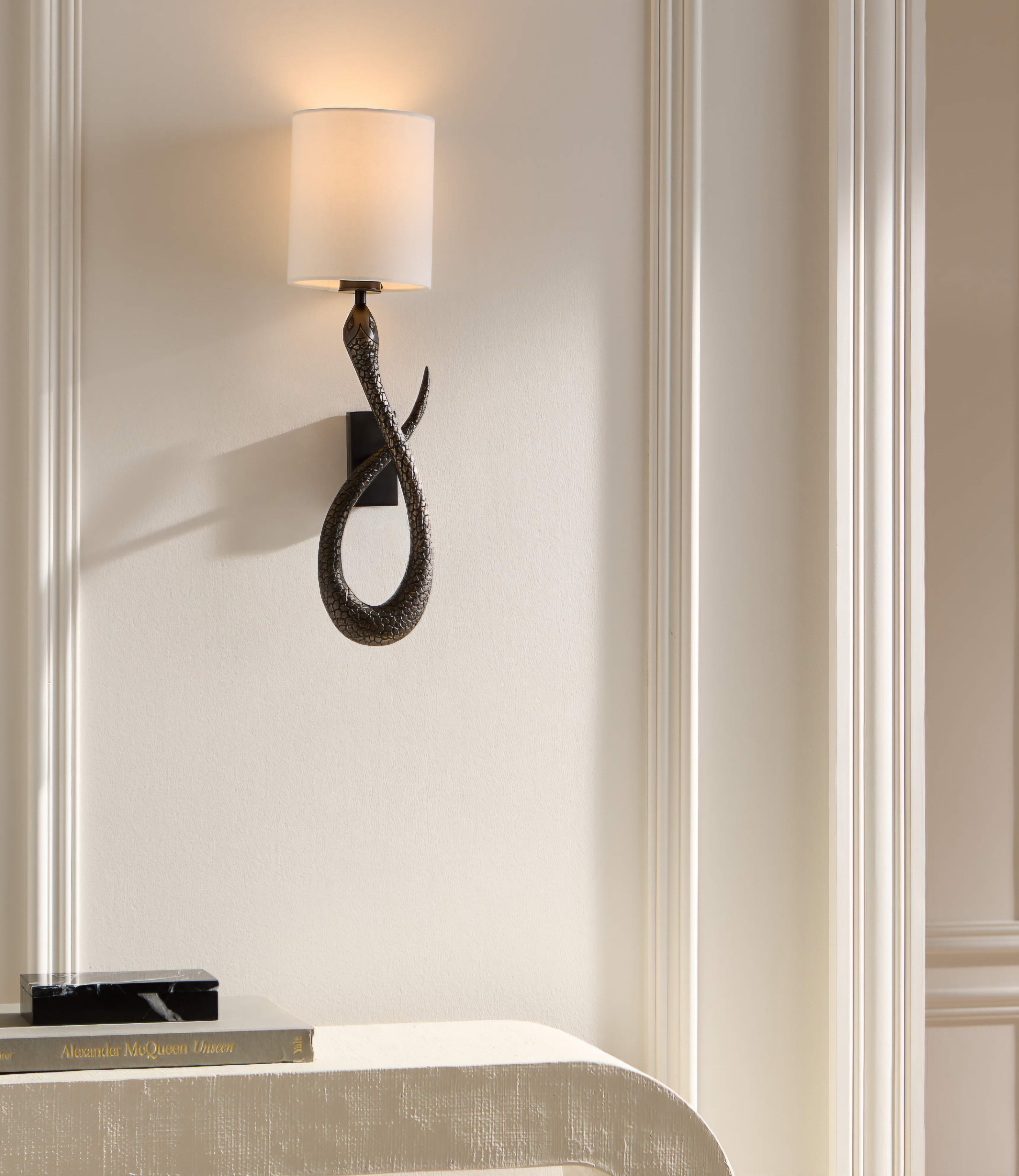 THE ONE × Queen Snake — Blackened Brass Wall Sconce