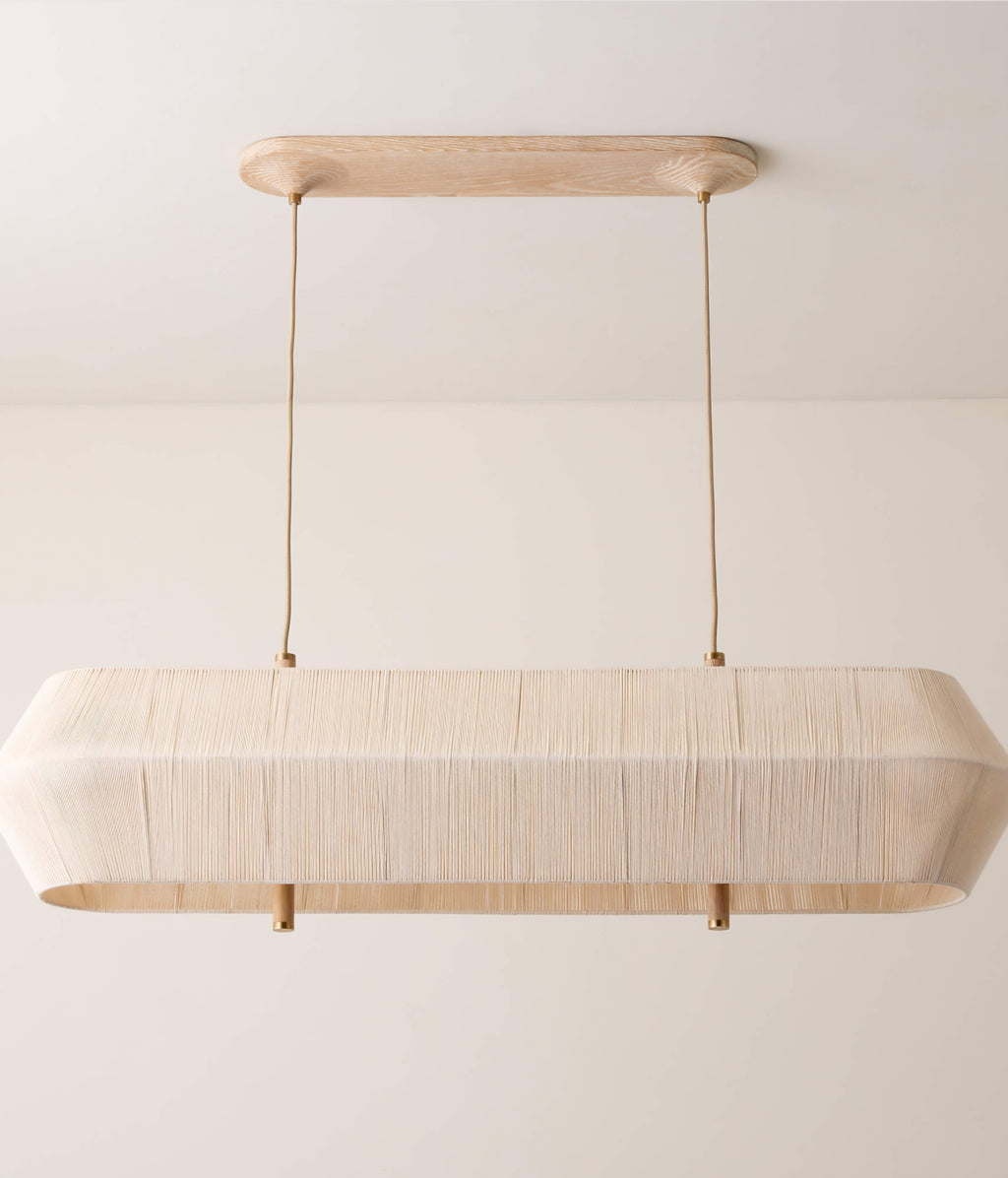 THE ONE × Totora — Natural Oak Linear Pendant Light