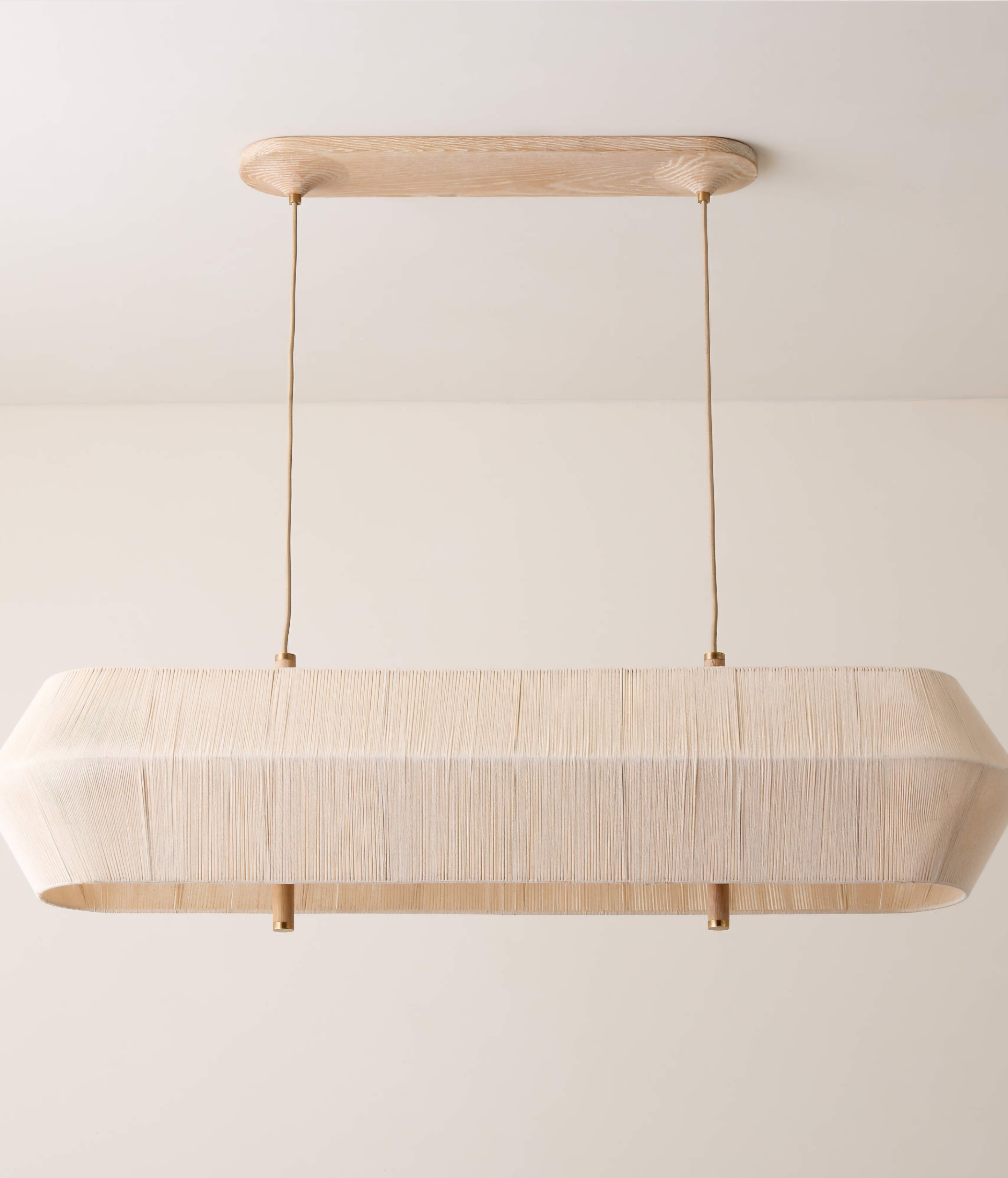 THE ONE × Totora — Natural Oak Linear Pendant Light