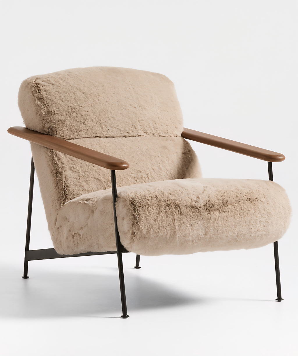 THE ONE × Chalet — Faux Fur Accent Chair