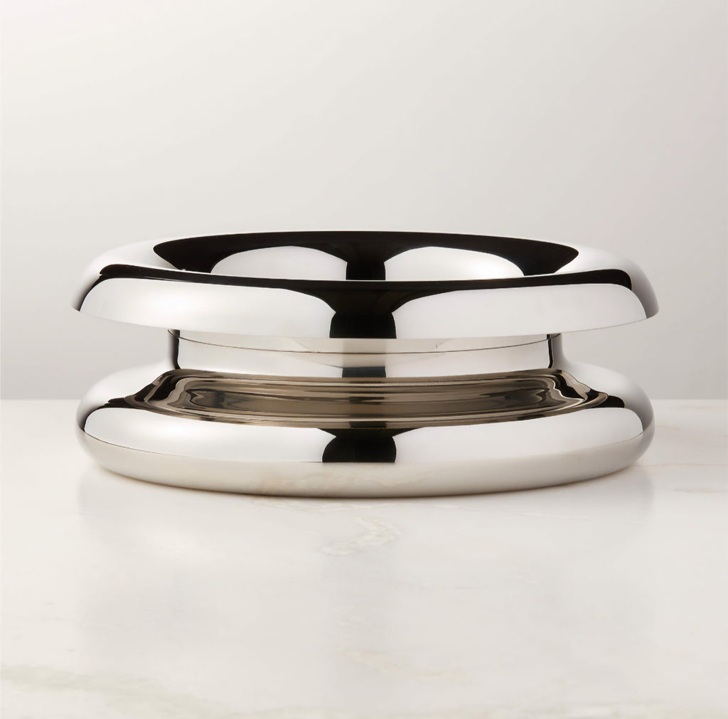 THE ONE × Piero — Polished Stainless Steel Serving Bowl