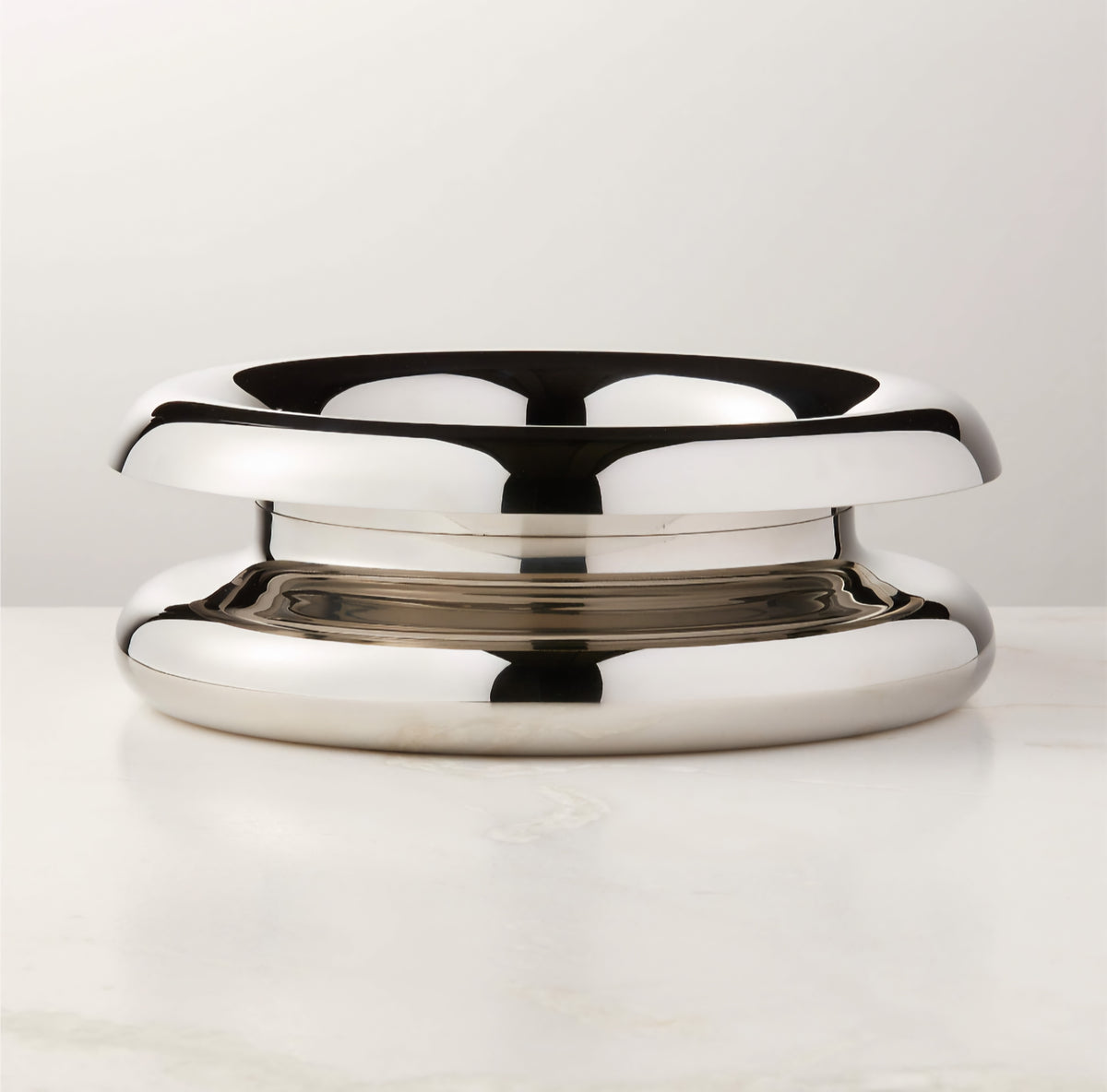 THE ONE × Piero — Polished Stainless Steel Serving Bowl