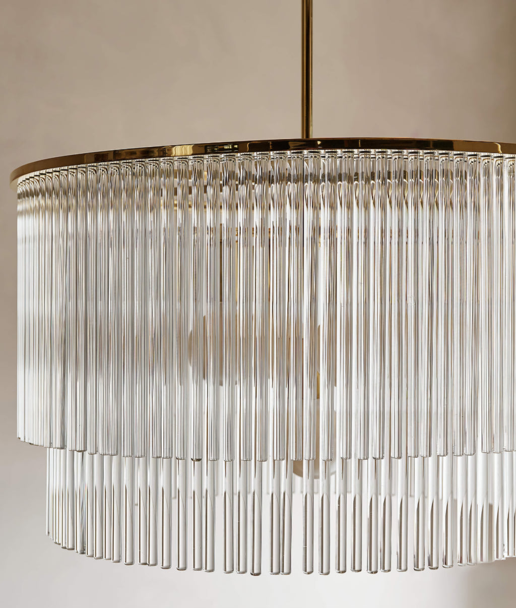 THE ONE × Stellar — 2-Tier Round Glass Pendant Light