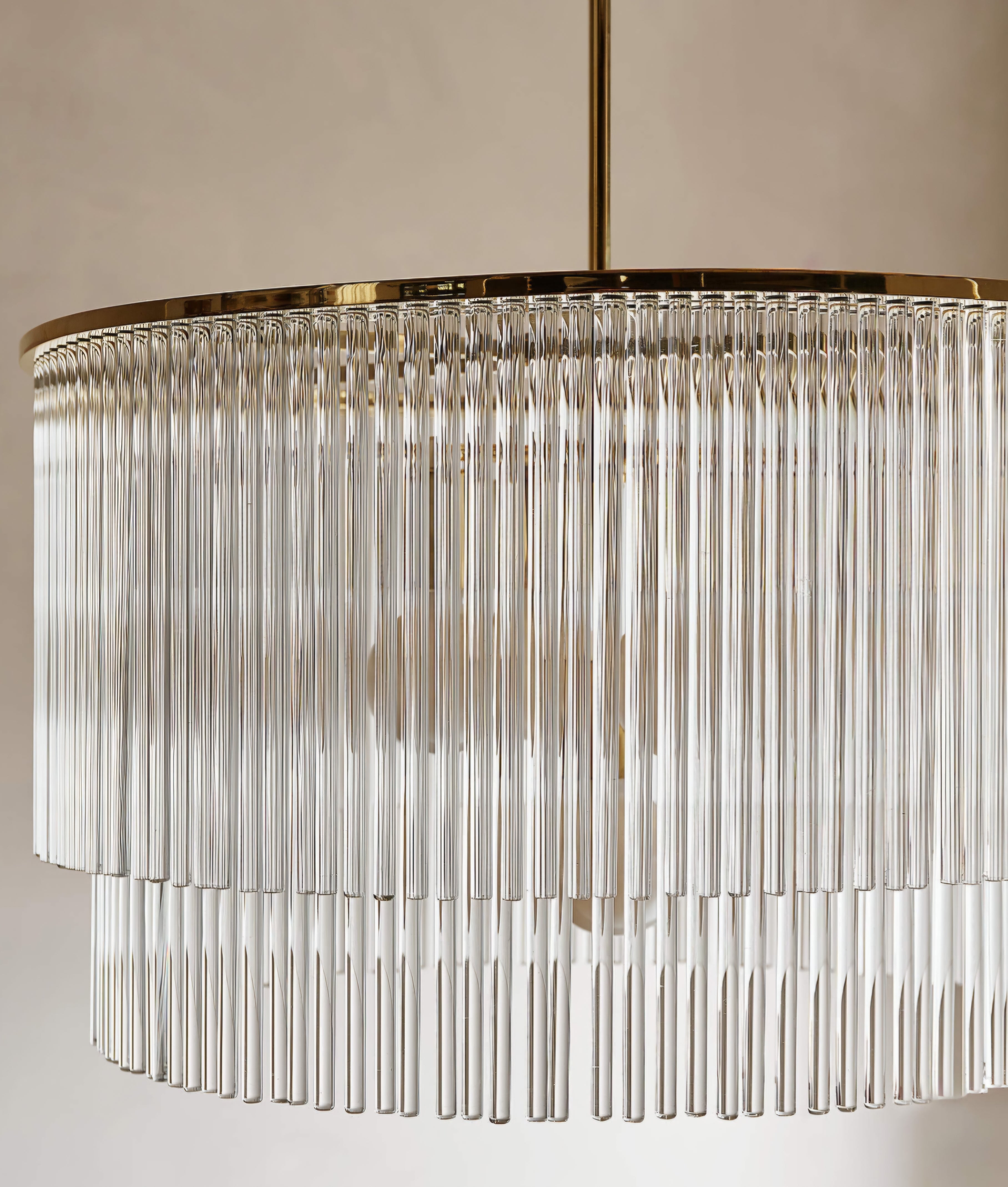 THE ONE × Stellar — 2-Tier Round Glass Pendant Light