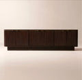 THE ONE × Davison — Fluted Dark Oak Media Console