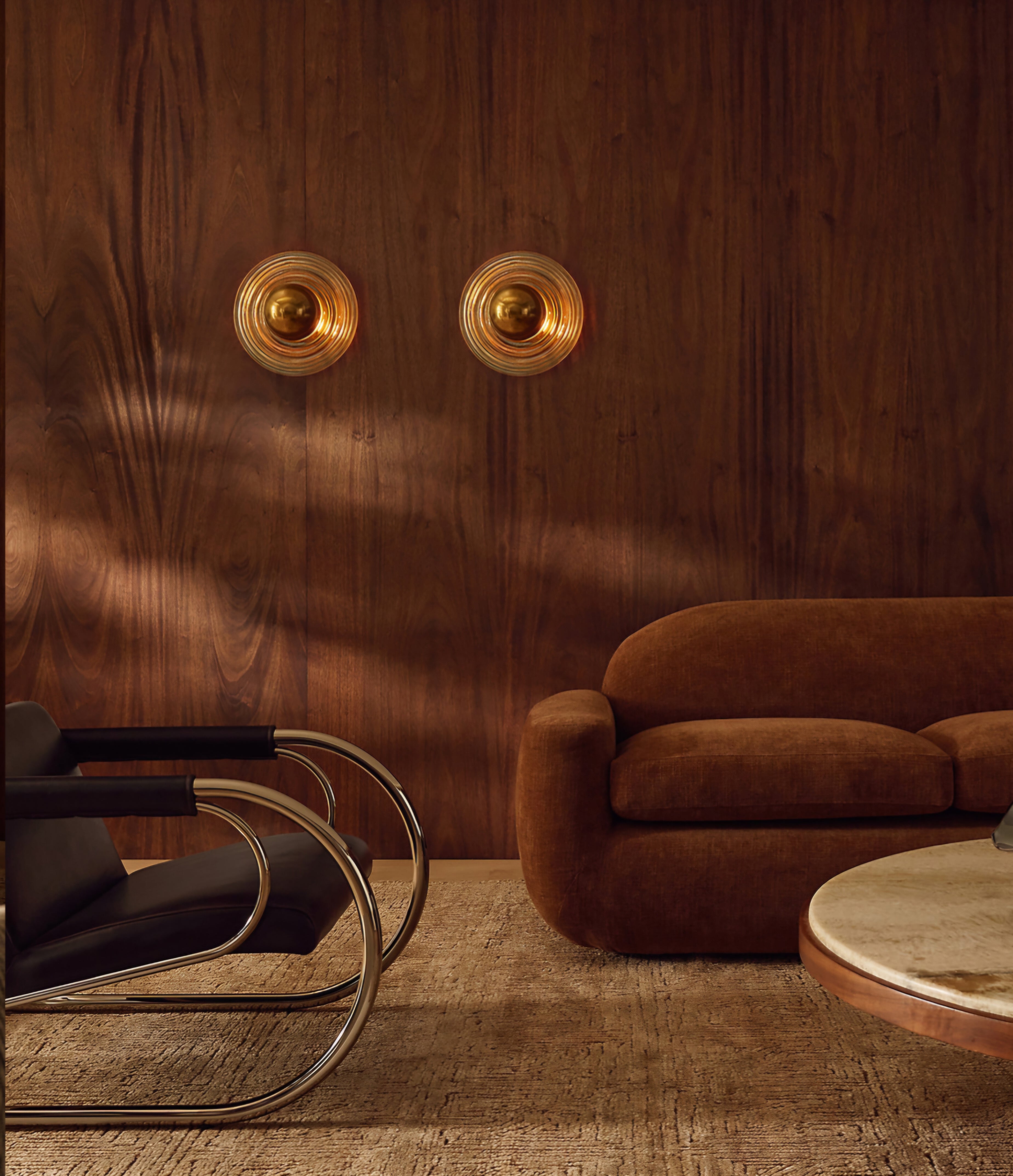 THE ONE × Aldine — Ivory Boucle Textured Sofa