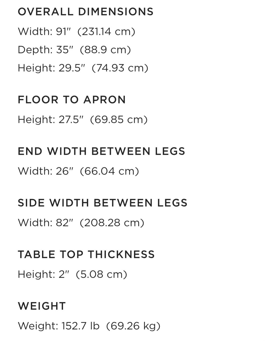 THE ONE × Blox — Rectangular Brown Wood Dining Table
