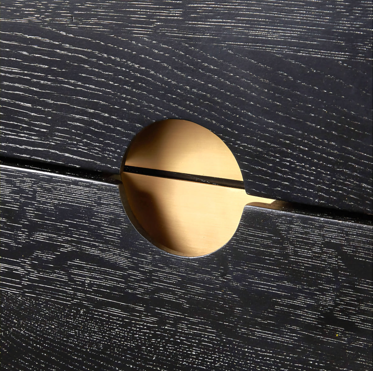 THE ONE × Bishop — Black Ebonized Oak Wood Credenza