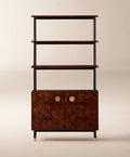 THE ONE × Carbon — Burl Wood Bookshelf