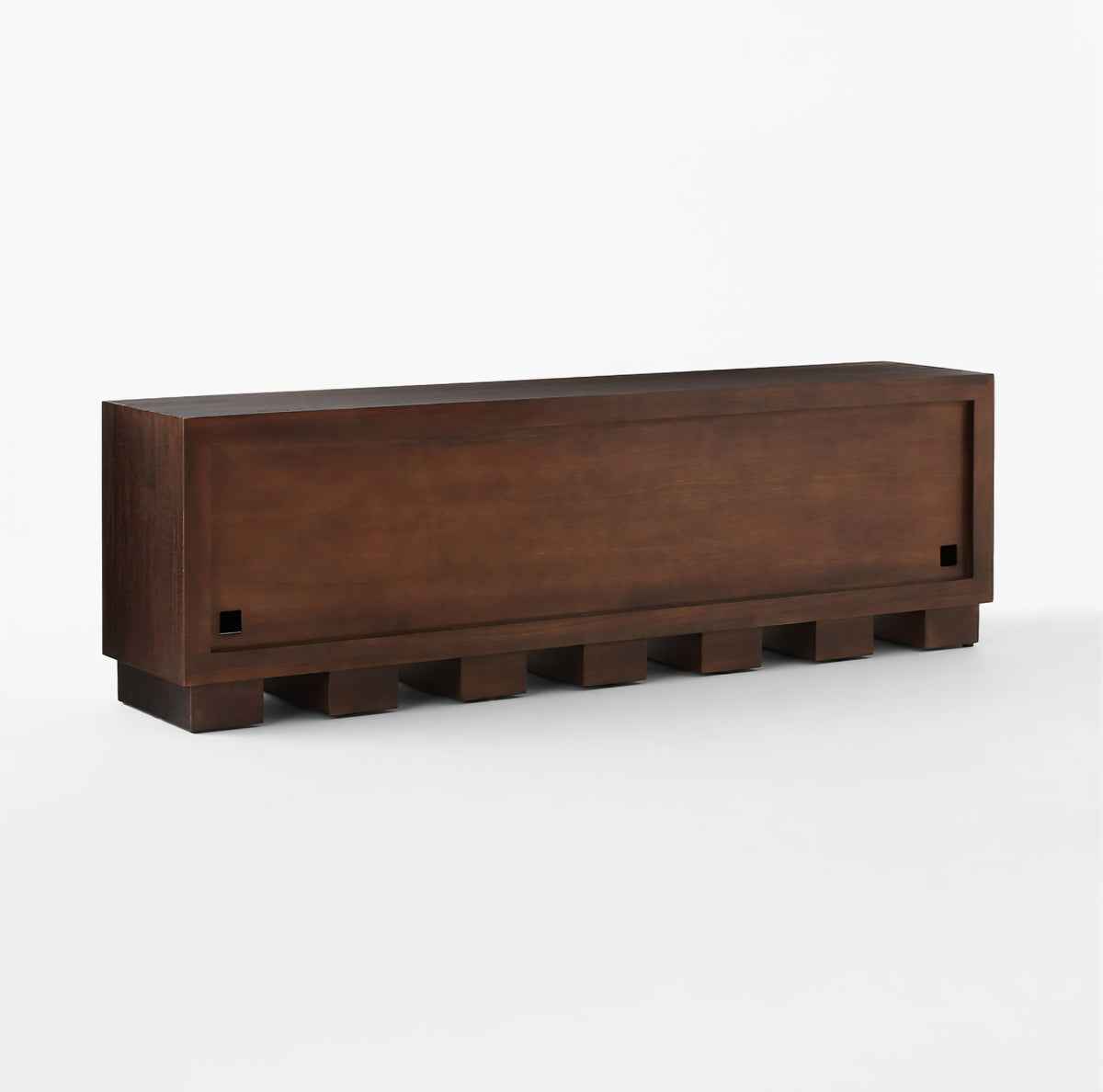 THE ONE × Moti — Brown and White Wood Media Console