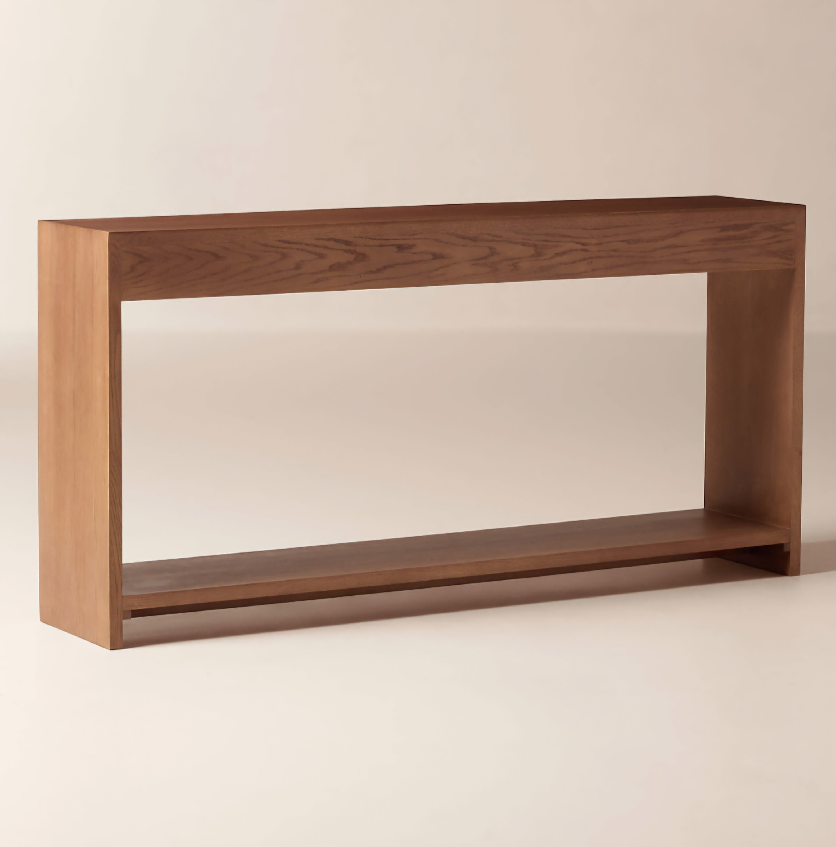 THE ONE × Hawk — Carved White Oak Console Table