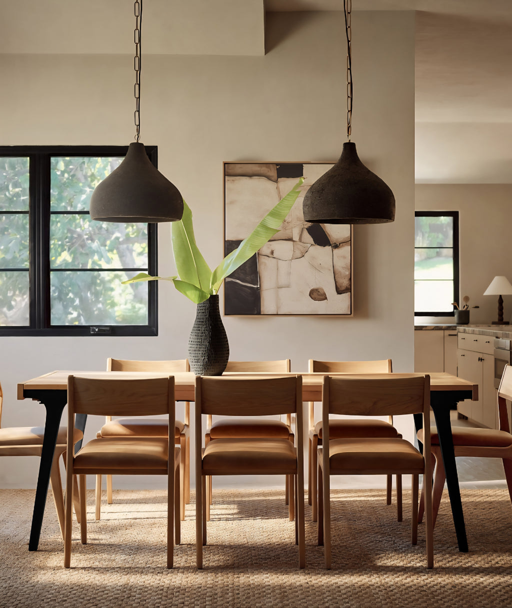 THE ONE × Lakin — White Oak Wood Extendable Dining Table