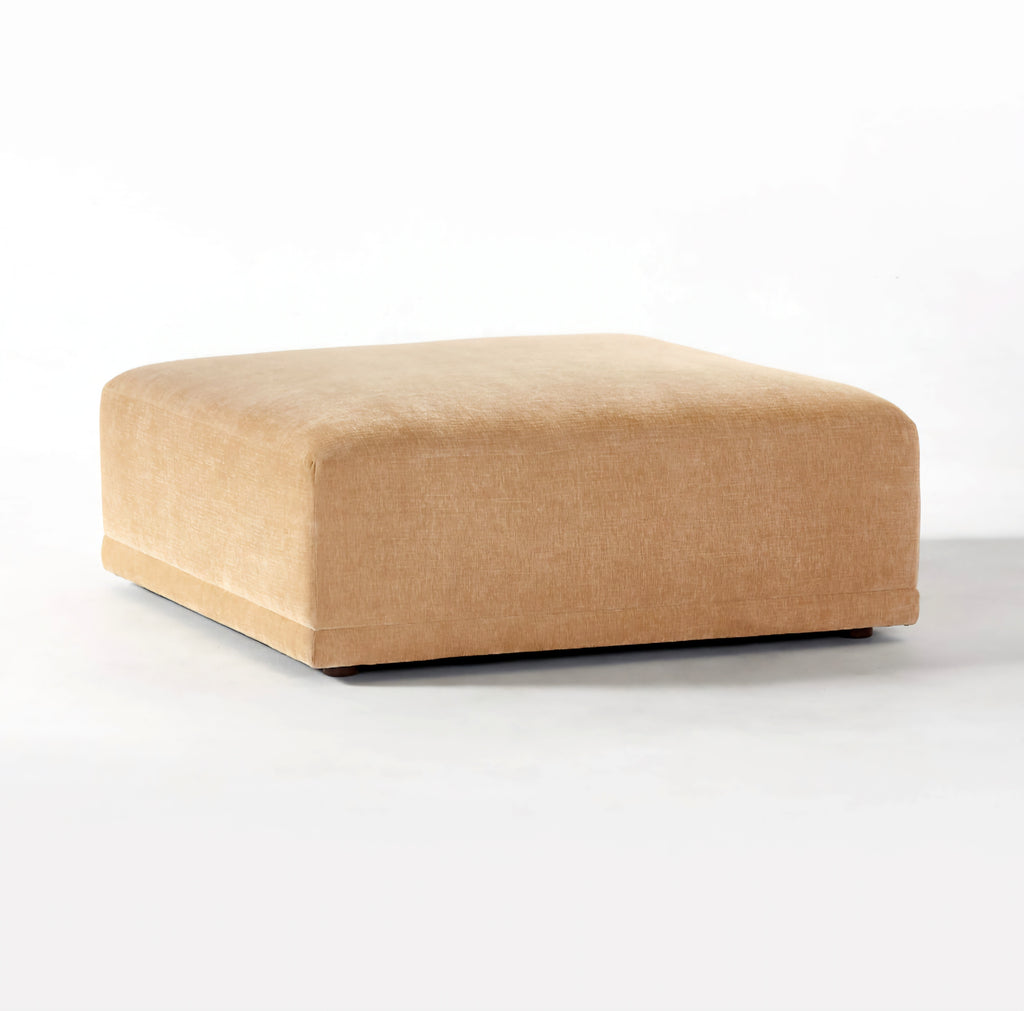 THE ONE × Faible — Wheat Performance Velvet Deep Depth Ottoman