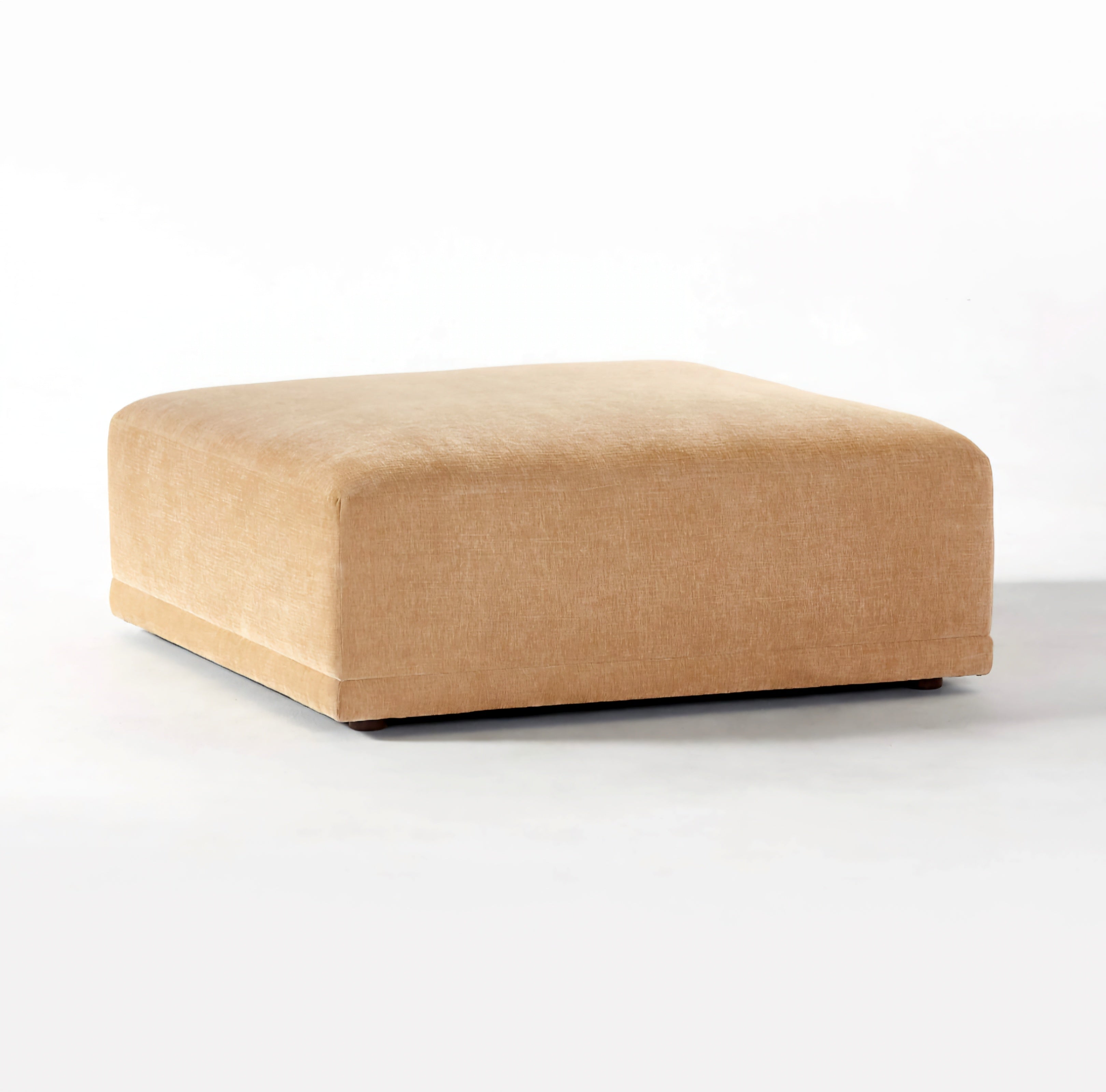 THE ONE × Faible — Wheat Performance Velvet Deep Depth Ottoman