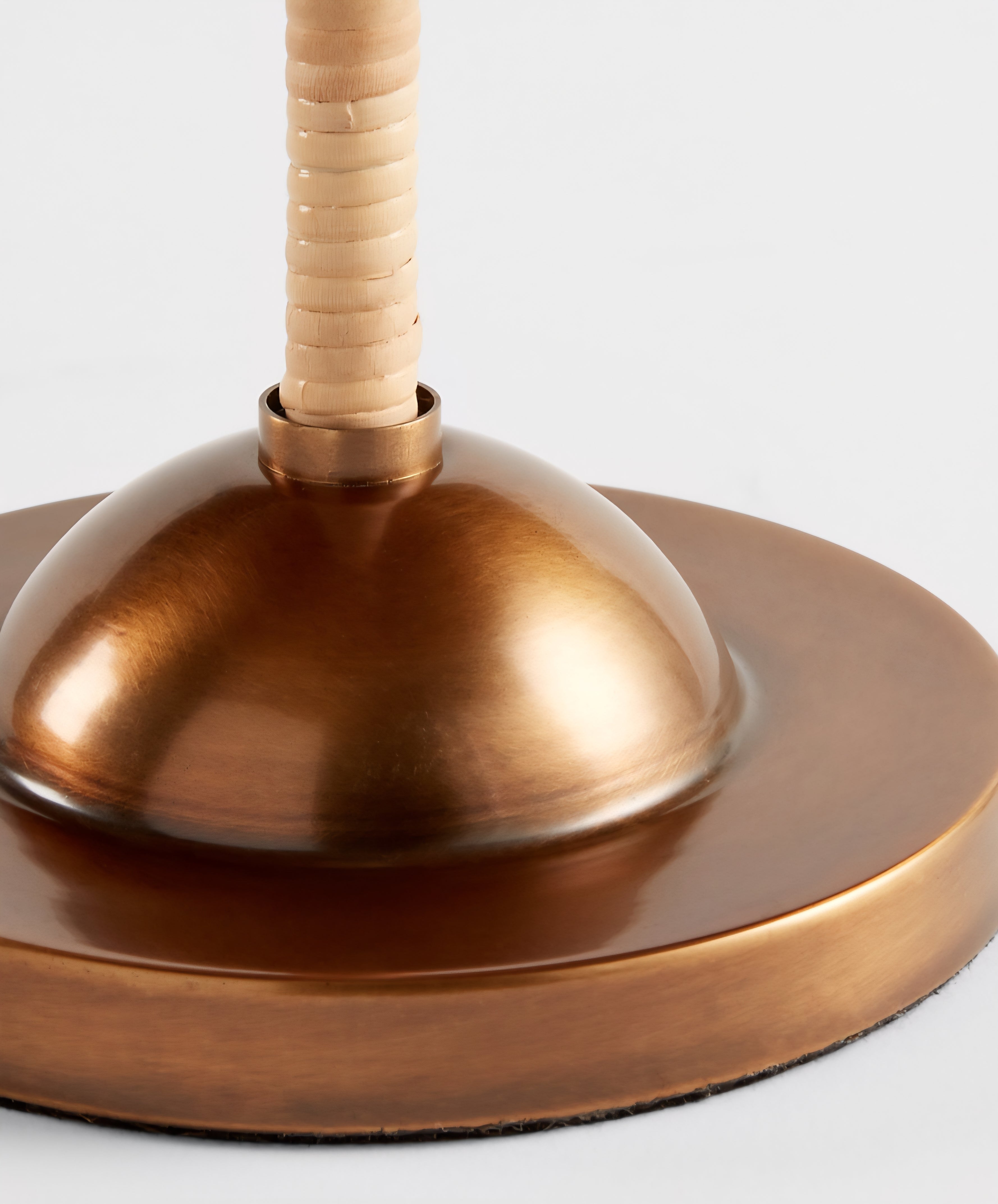 THE ONE × Allegra — Rattan and Linen Table Lamp