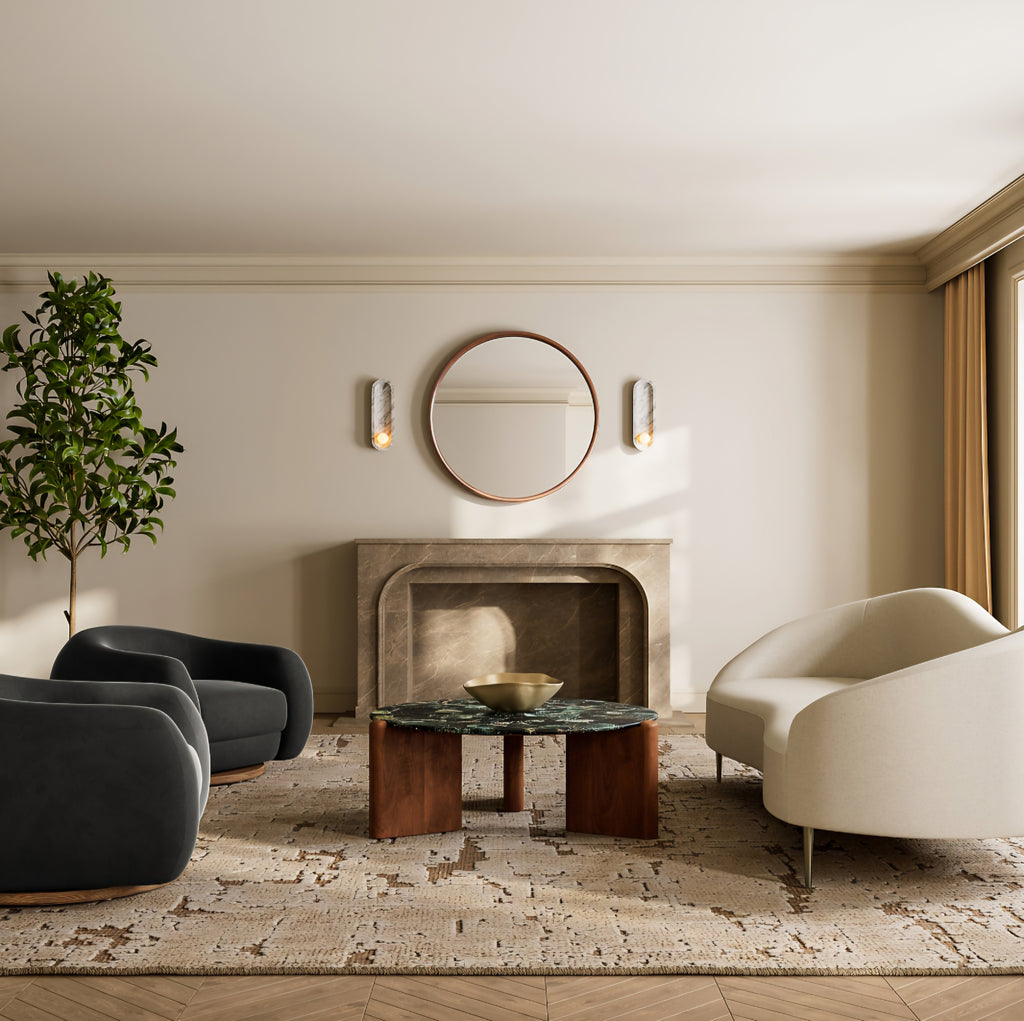 THE ONE × Curvo — White Performance Fabric Sofa by Goop