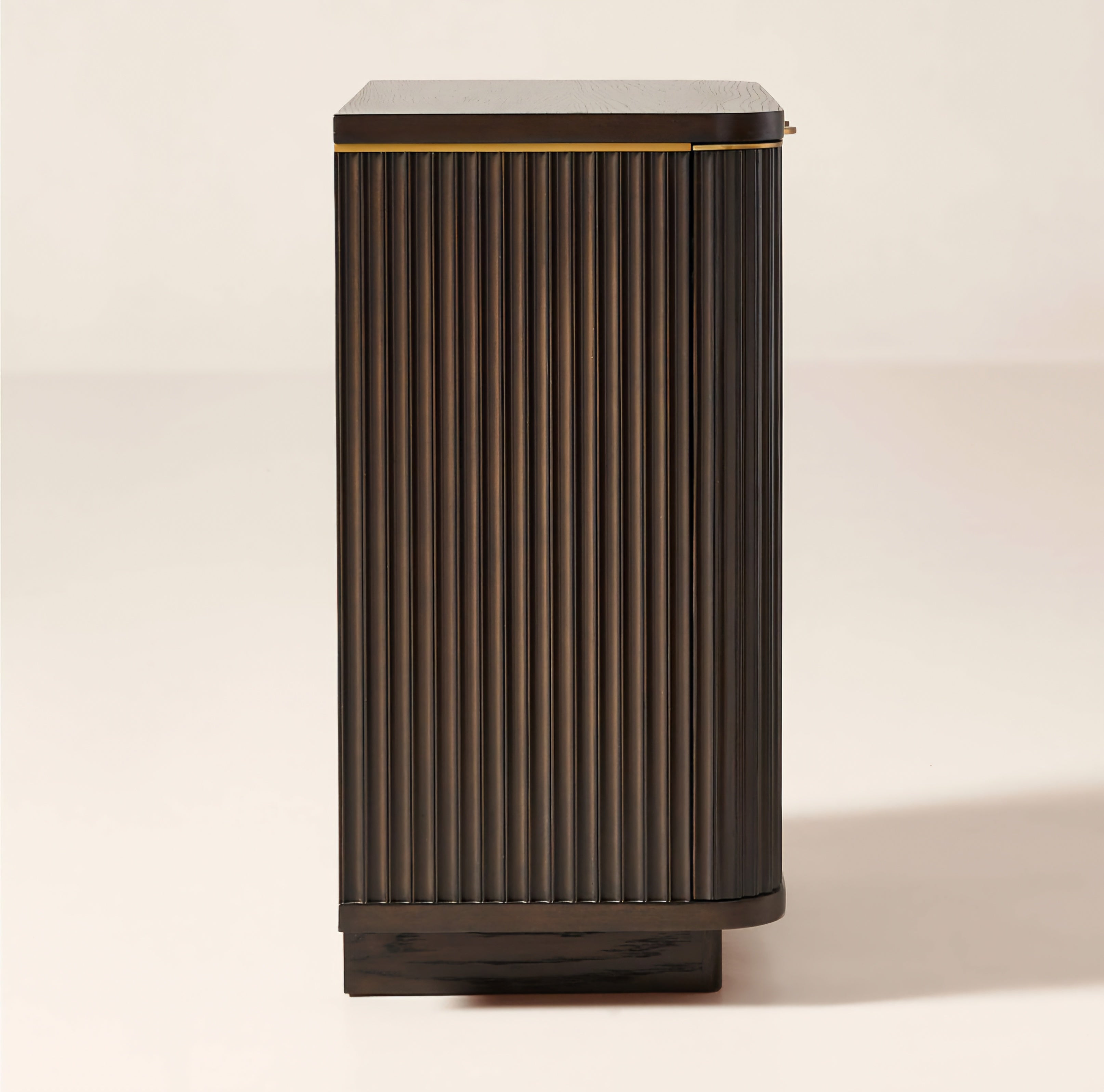 THE ONE × Davison — Fluted Dark Oak Cabinet