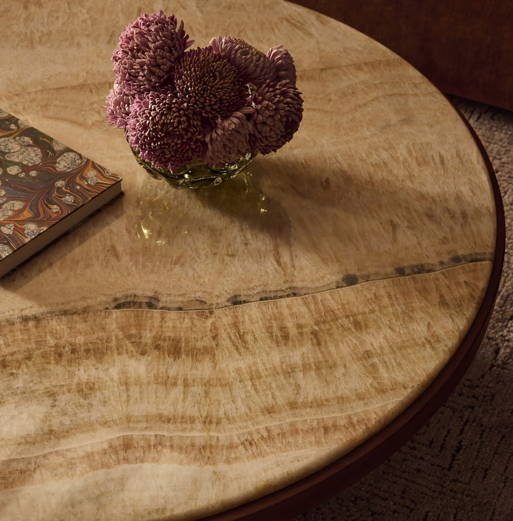 THE ONE × Rio — Onyx and Walnut Coffee Table