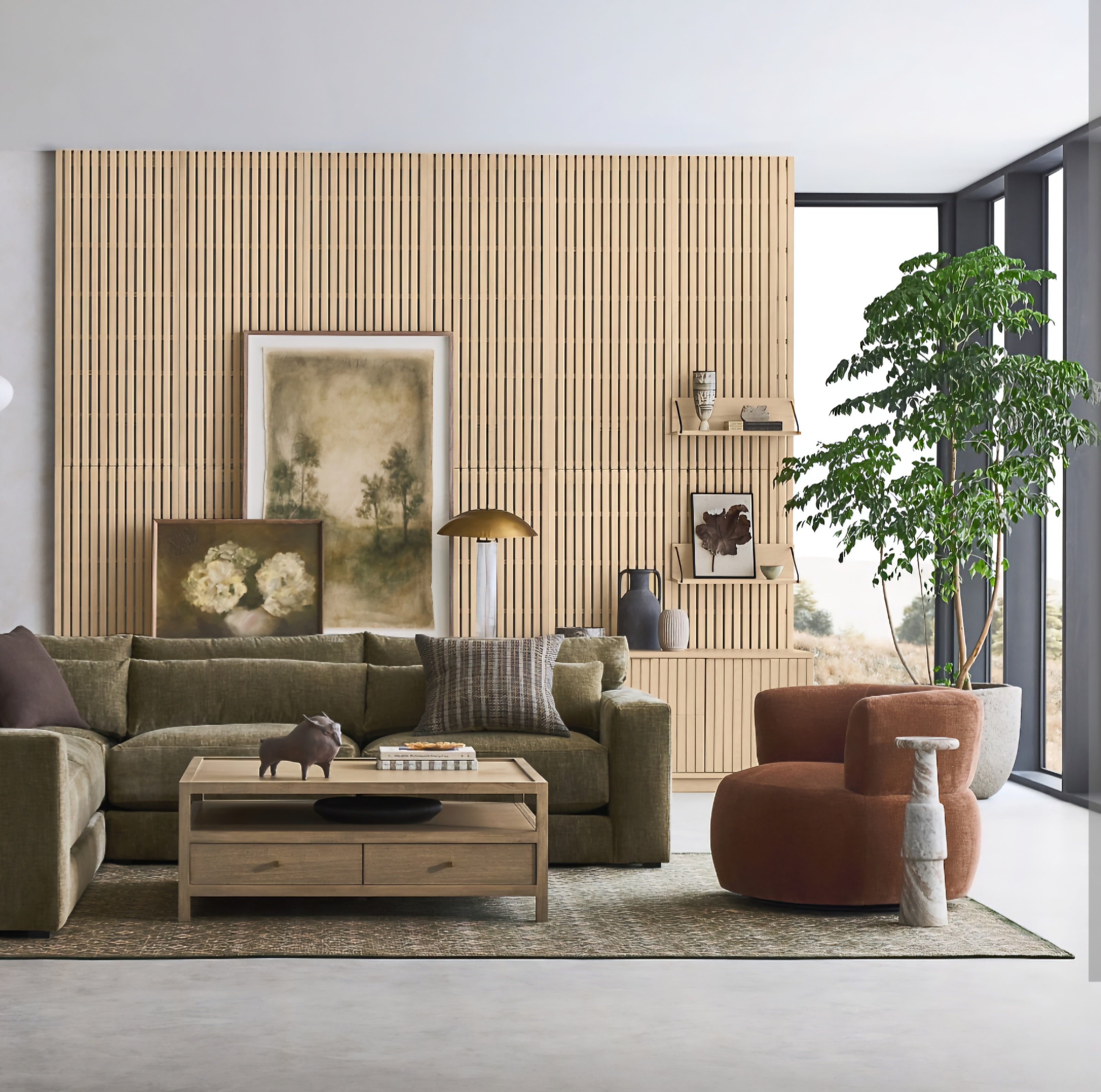 THE ONE × Margaux — Swivel Accent Chair