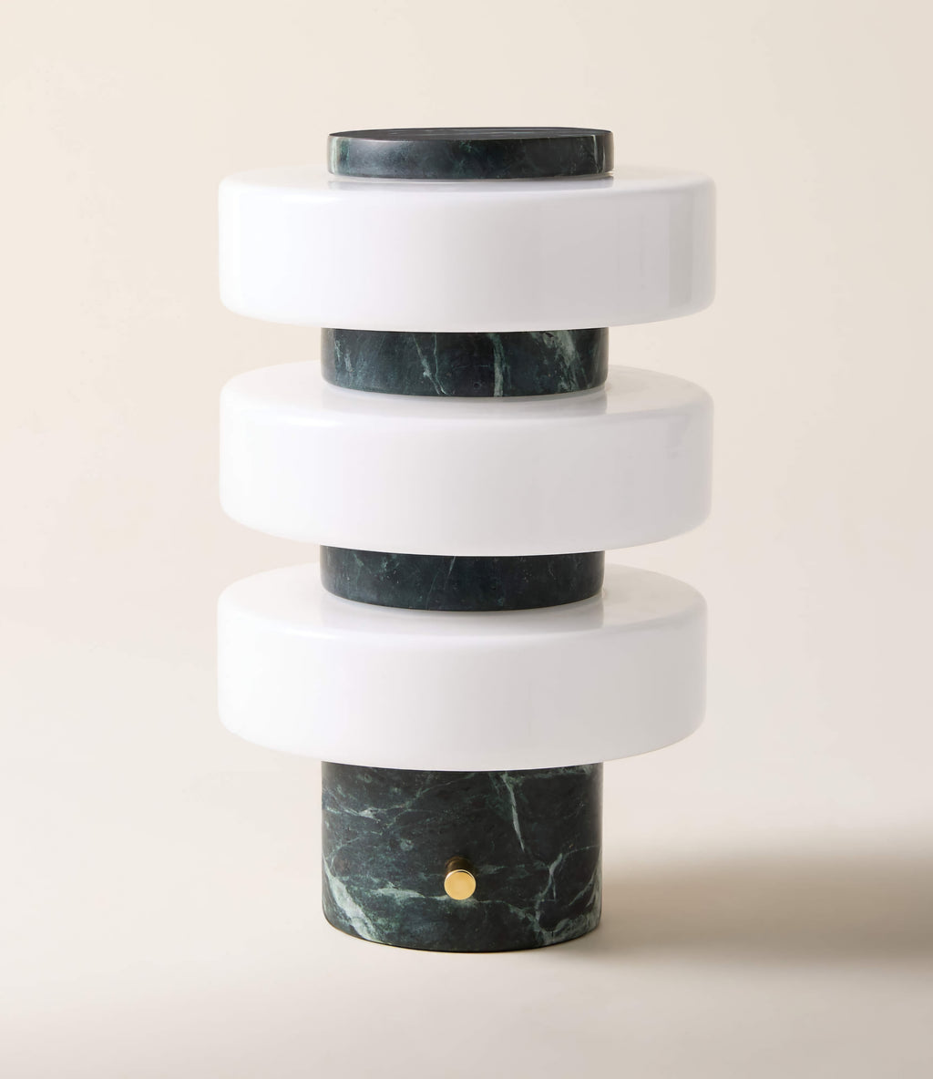 THE ONE × Mercury — Green Marble Table Lamp