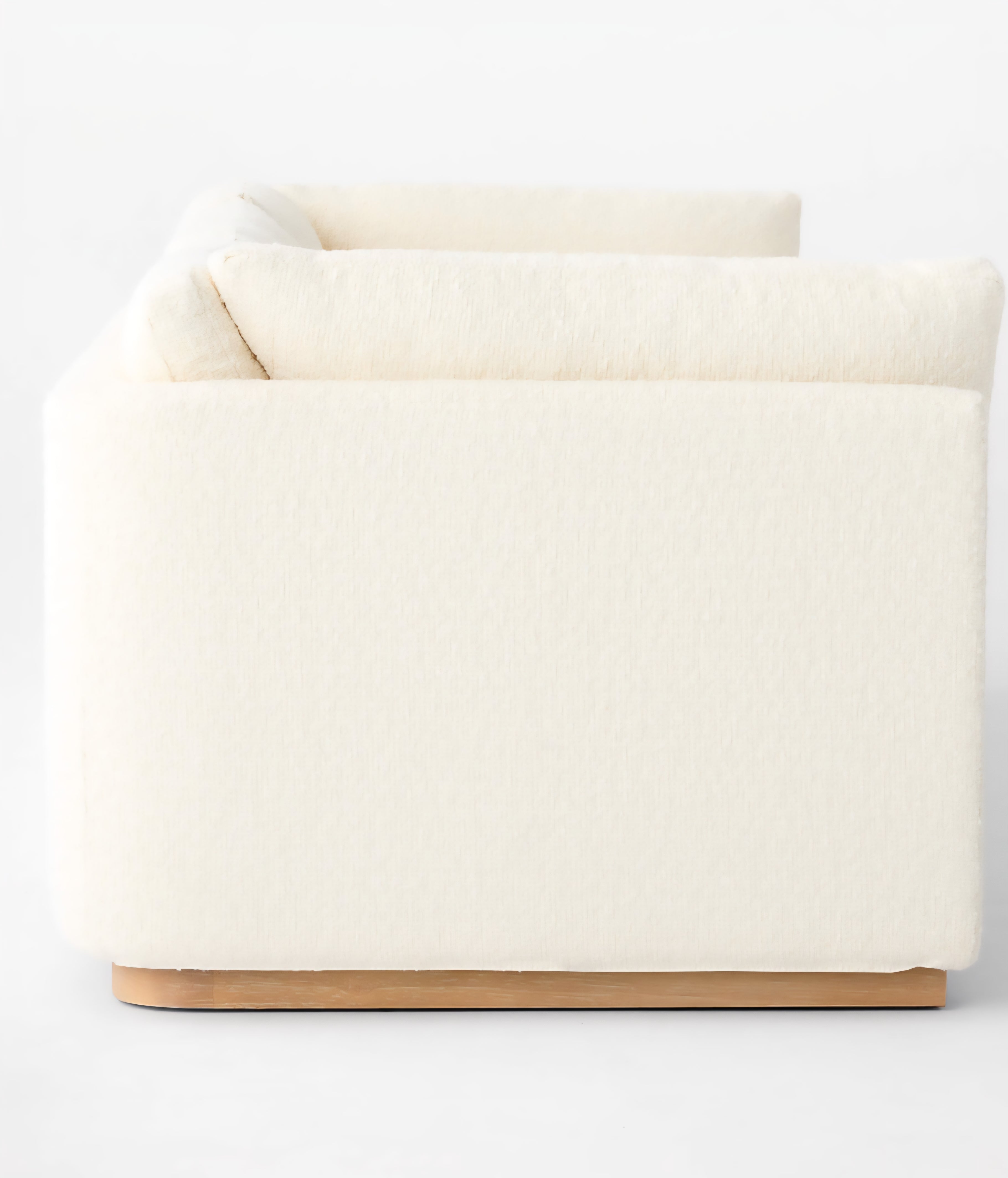 THE ONE × Stormo — Ivory Boucle Sectional Sofa
