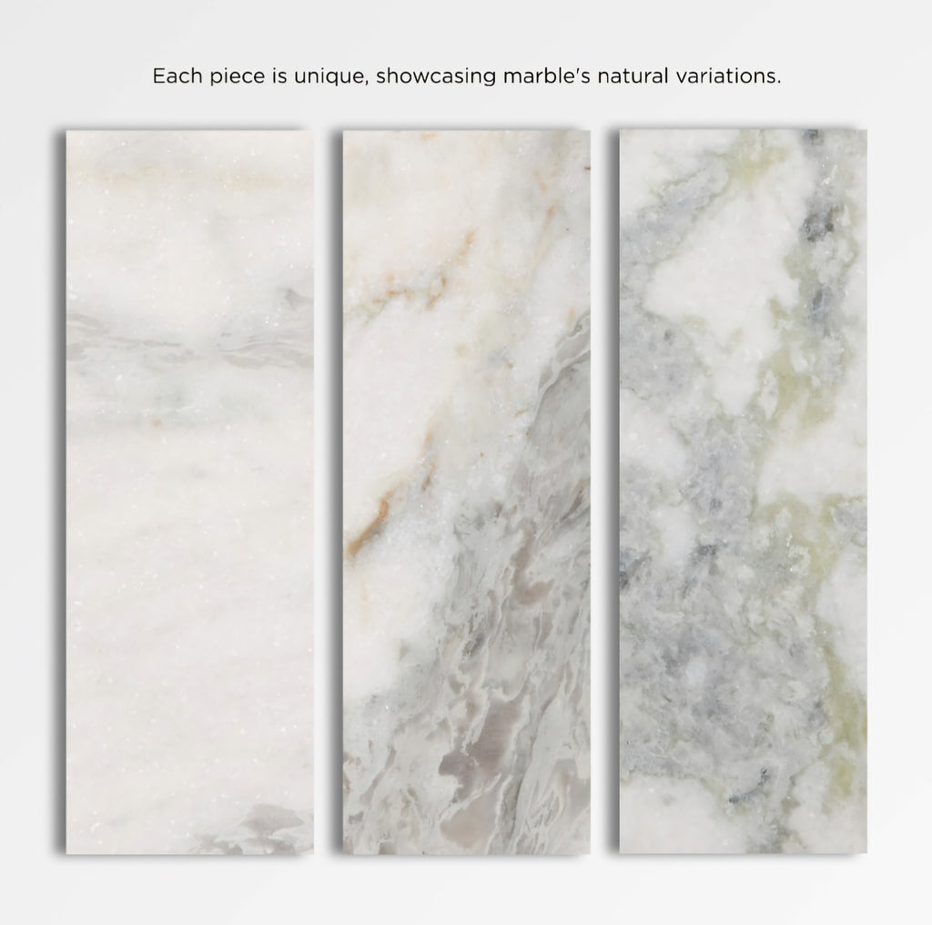 THE ONE × Almera — White Marble Side Table