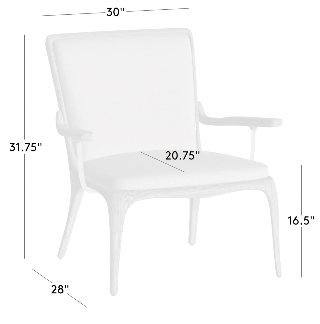 THE ONE × Colby — Faux Mohair Accent Chair