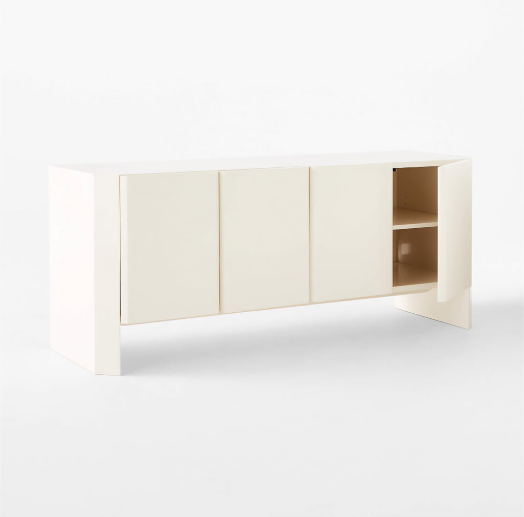 THE ONE × Kirnan — Dark Green High-Gloss Lacquered Credenza