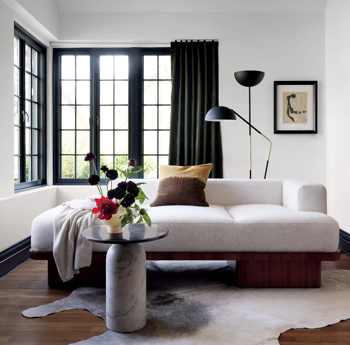 THE ONE × Serafin — Brown Leather Daybed