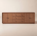 THE ONE × Hawk — Carved White Oak Credenza