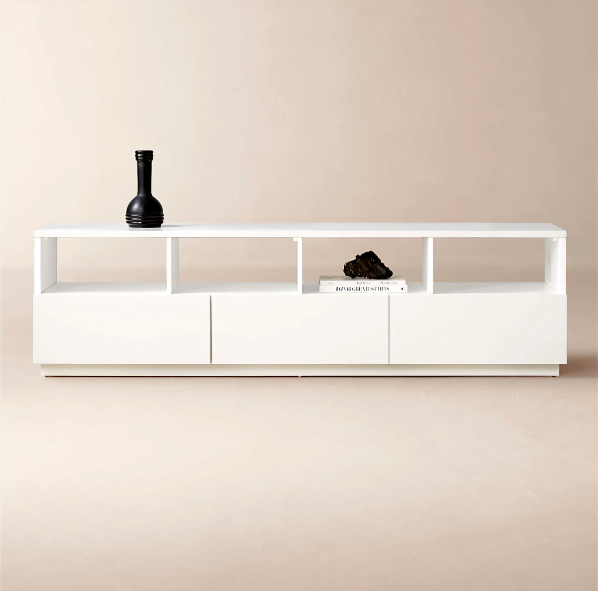 THE ONE × Chill — White High‑Gloss Media Console