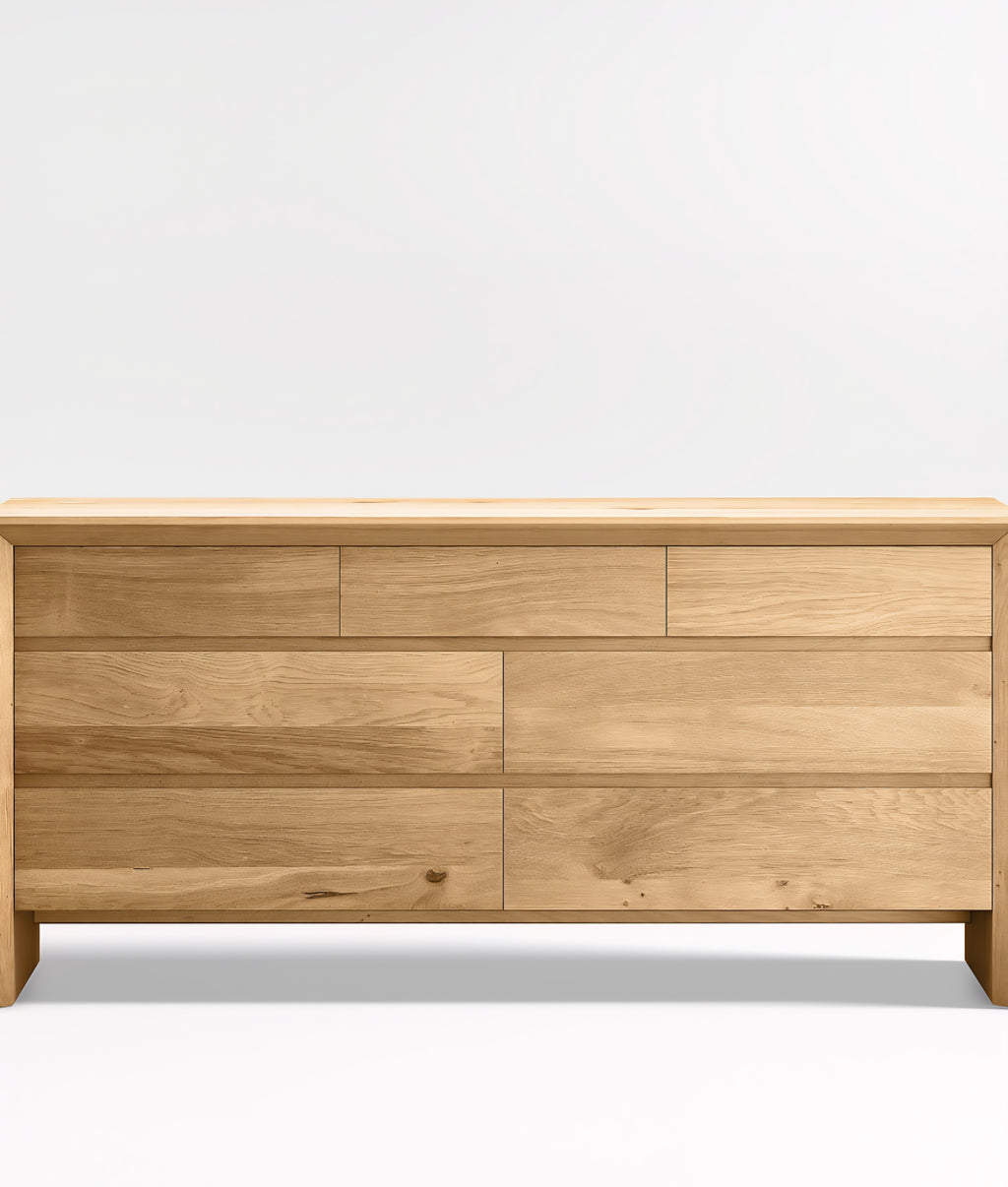 THE ONE × Baja — White Oak Wood Dresser (68")