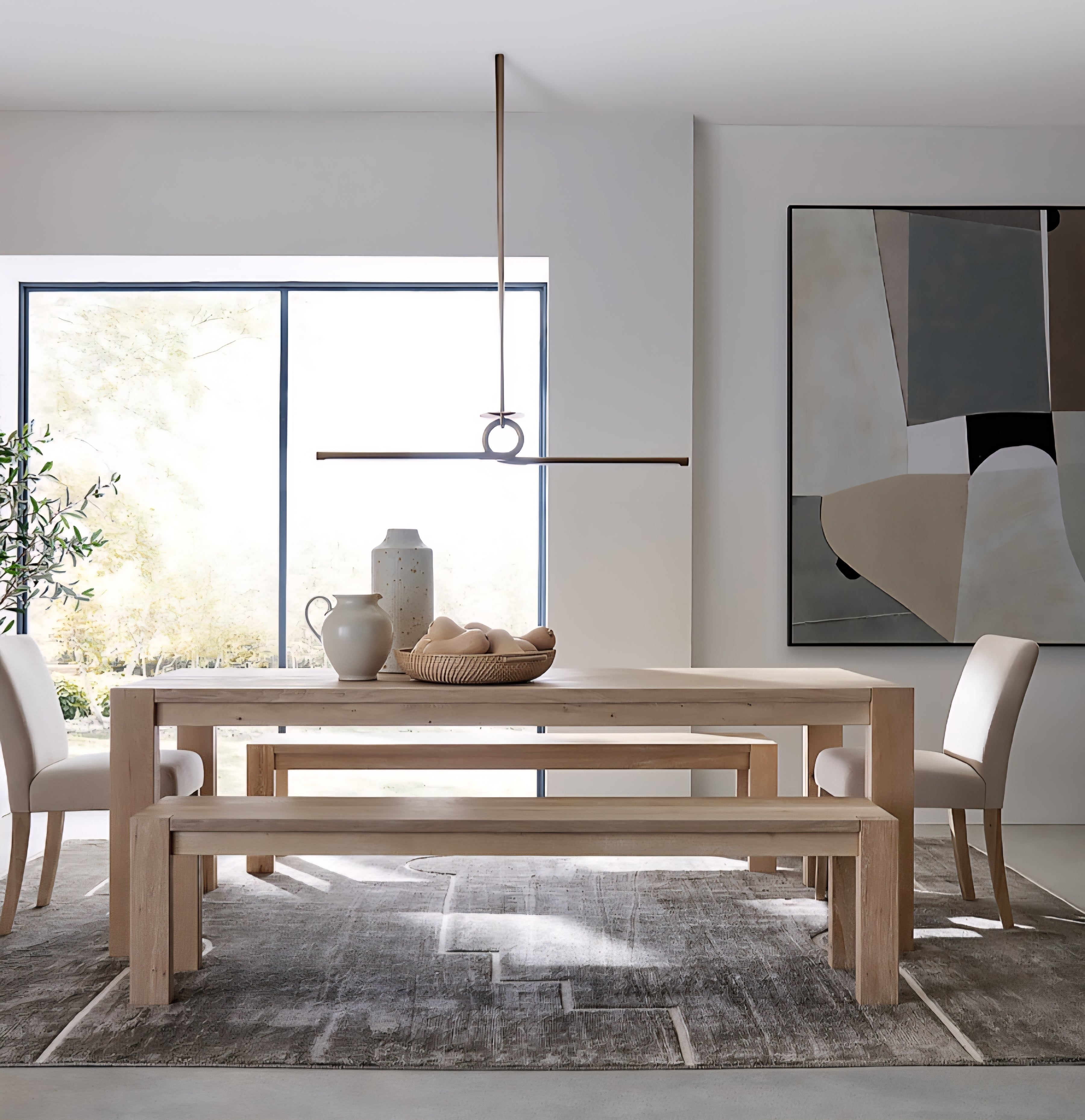 THE ONE × Terra — Natural White Oak Dining Table
