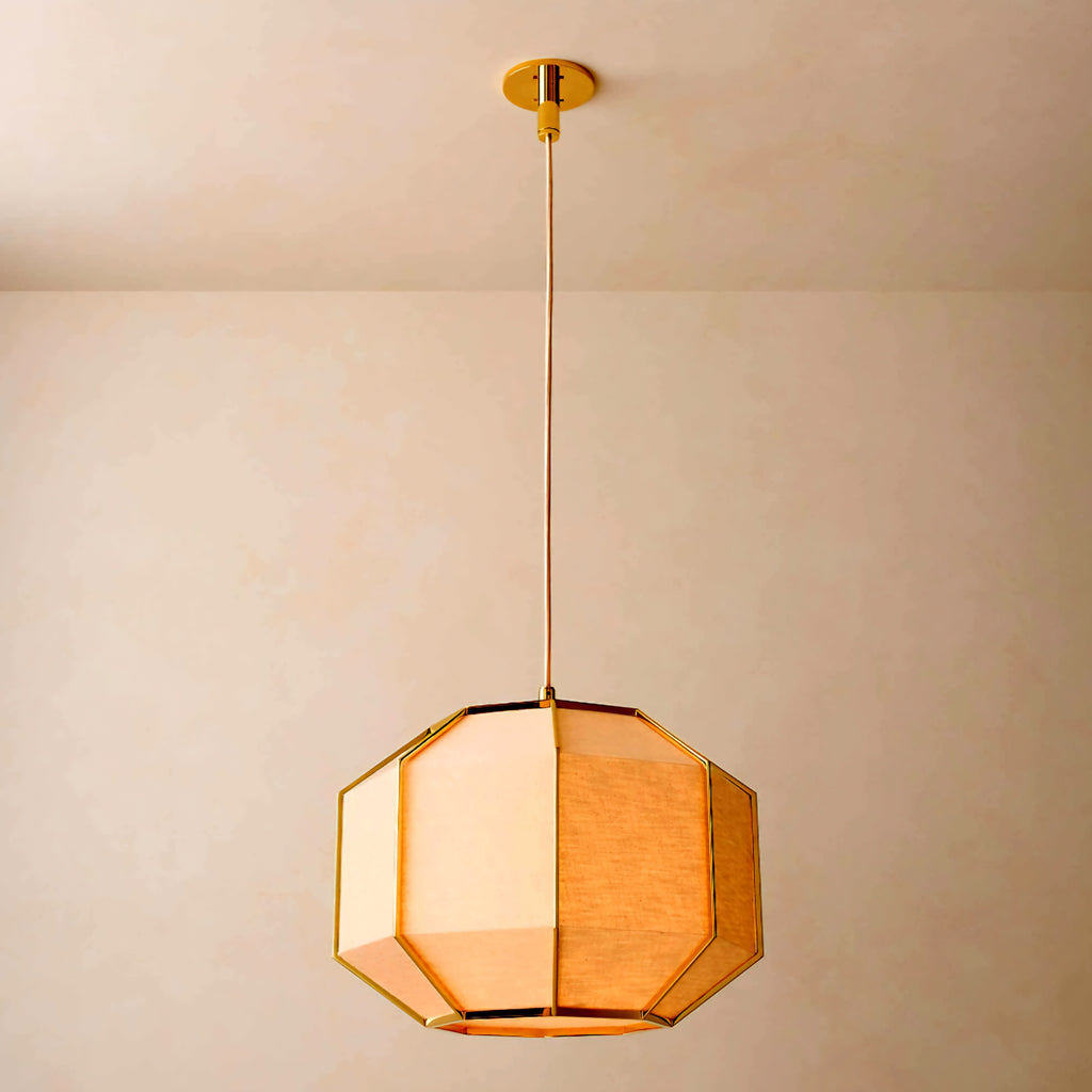 THE ONE × Blisse — Natural Linen Pendant Light