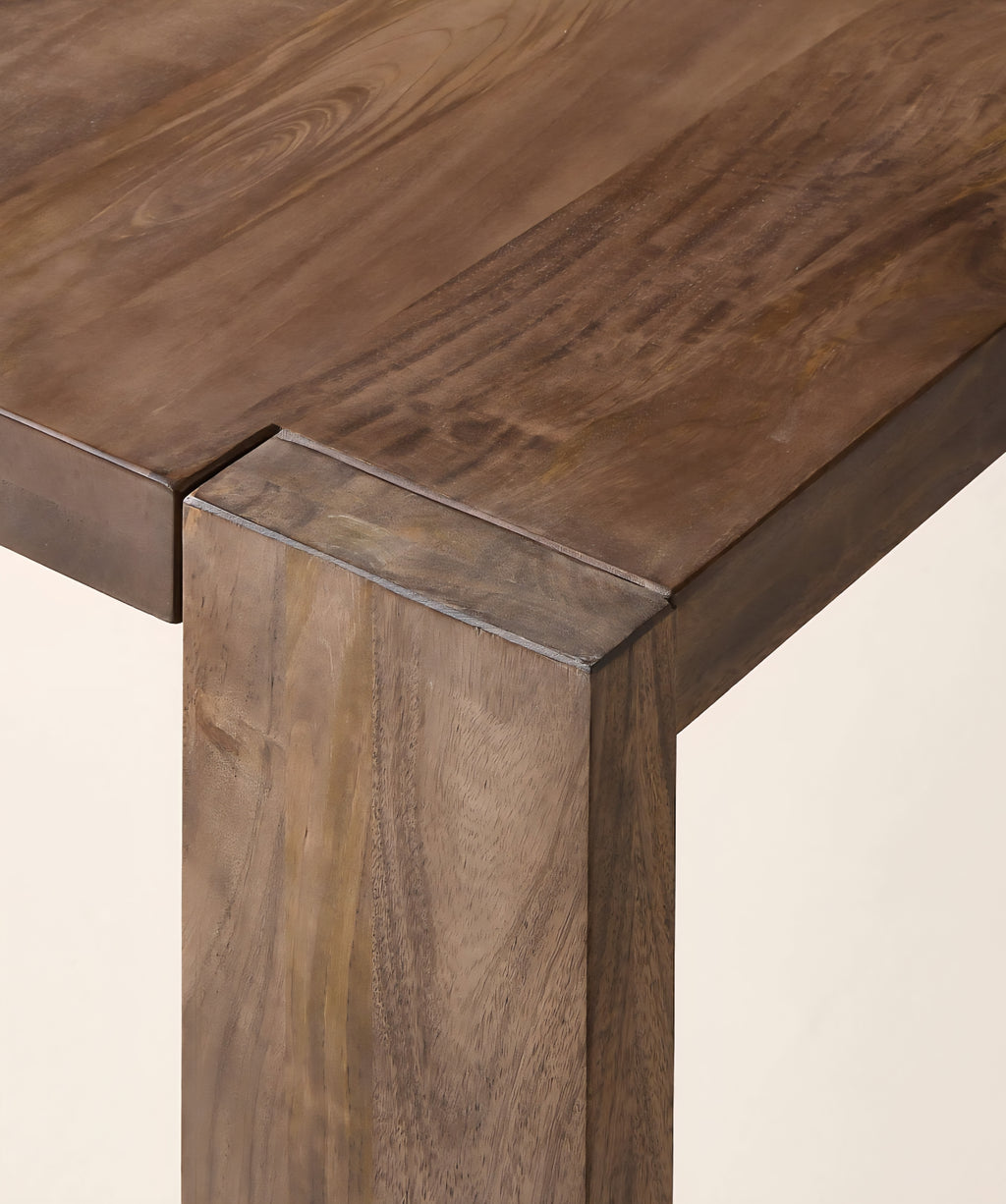 THE ONE × Blox — Rectangular Brown Wood Dining Table