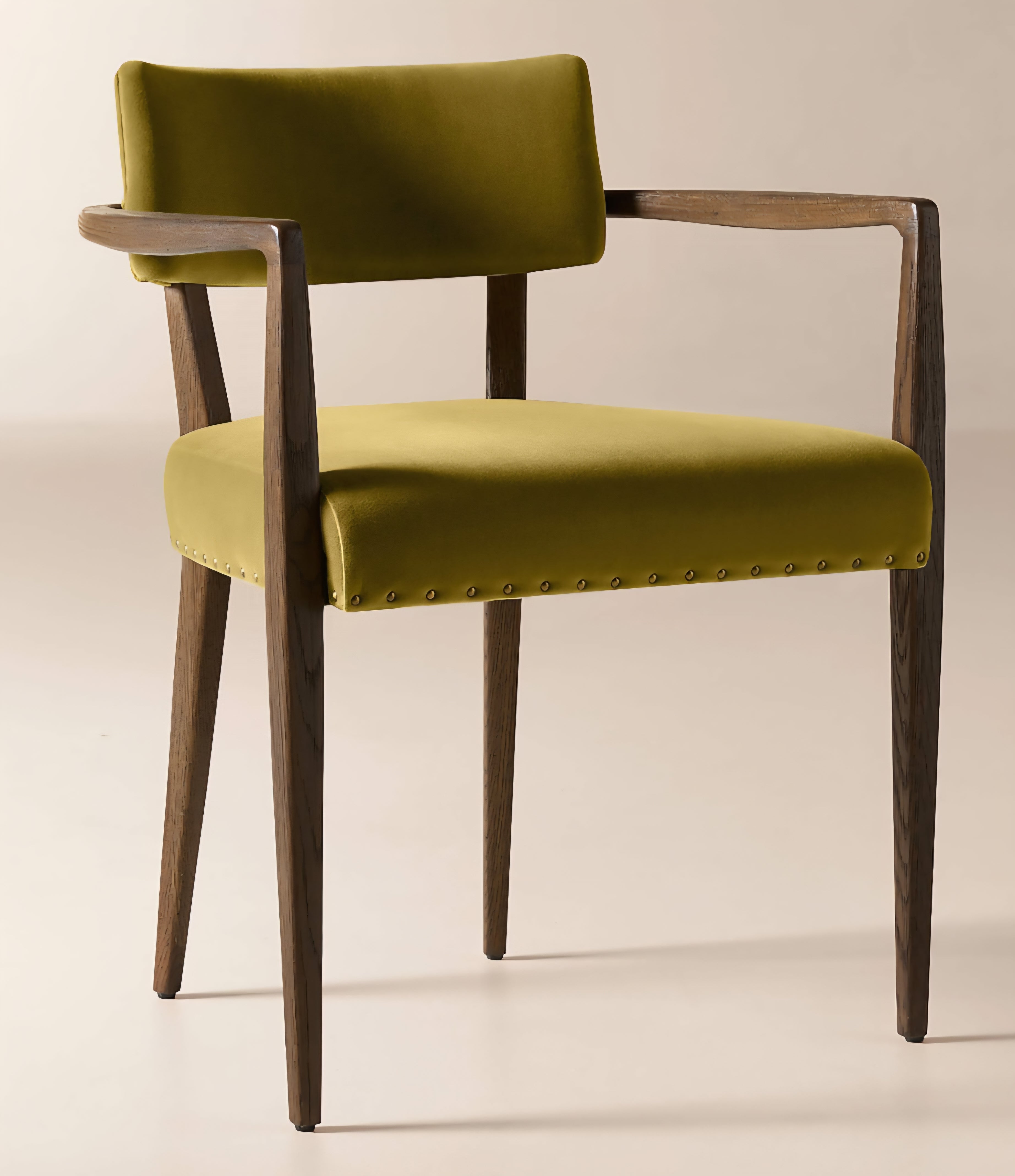 THE ONE × Arlo — Smoked Mauve Performance Fabric Dining Armchair